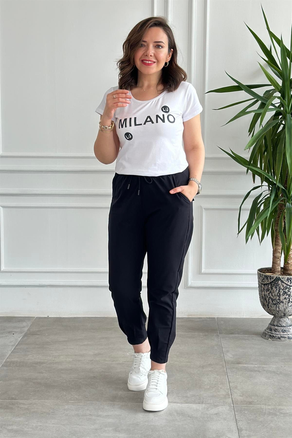 Yazı Baskılı T-Shirt
