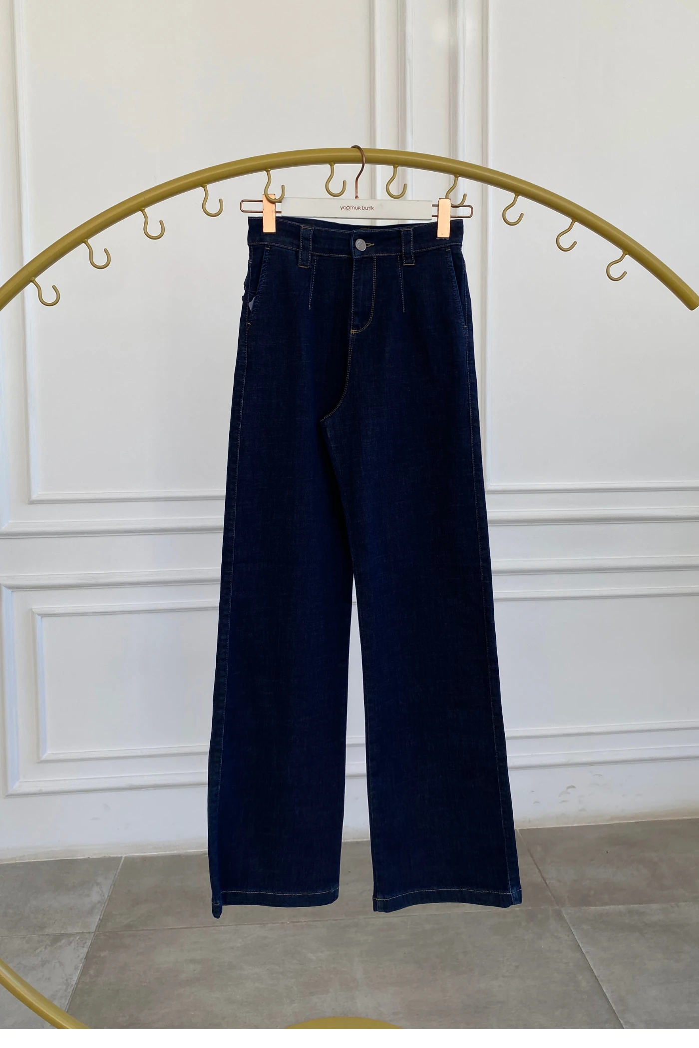 Yandan Cepli Palazzo Kot Pantolon