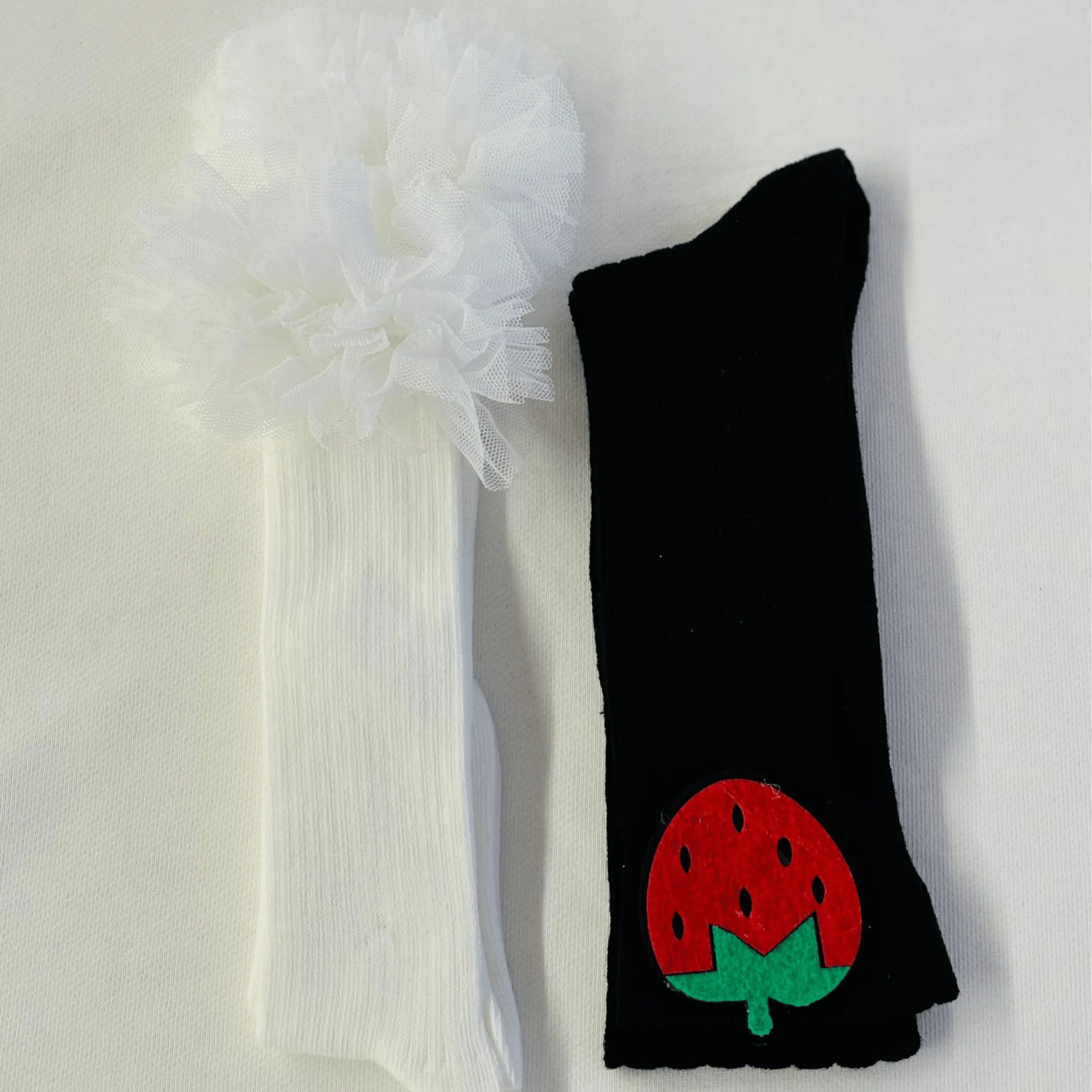 Kız Çocuk 2 Adet Dize Kadar Çorap