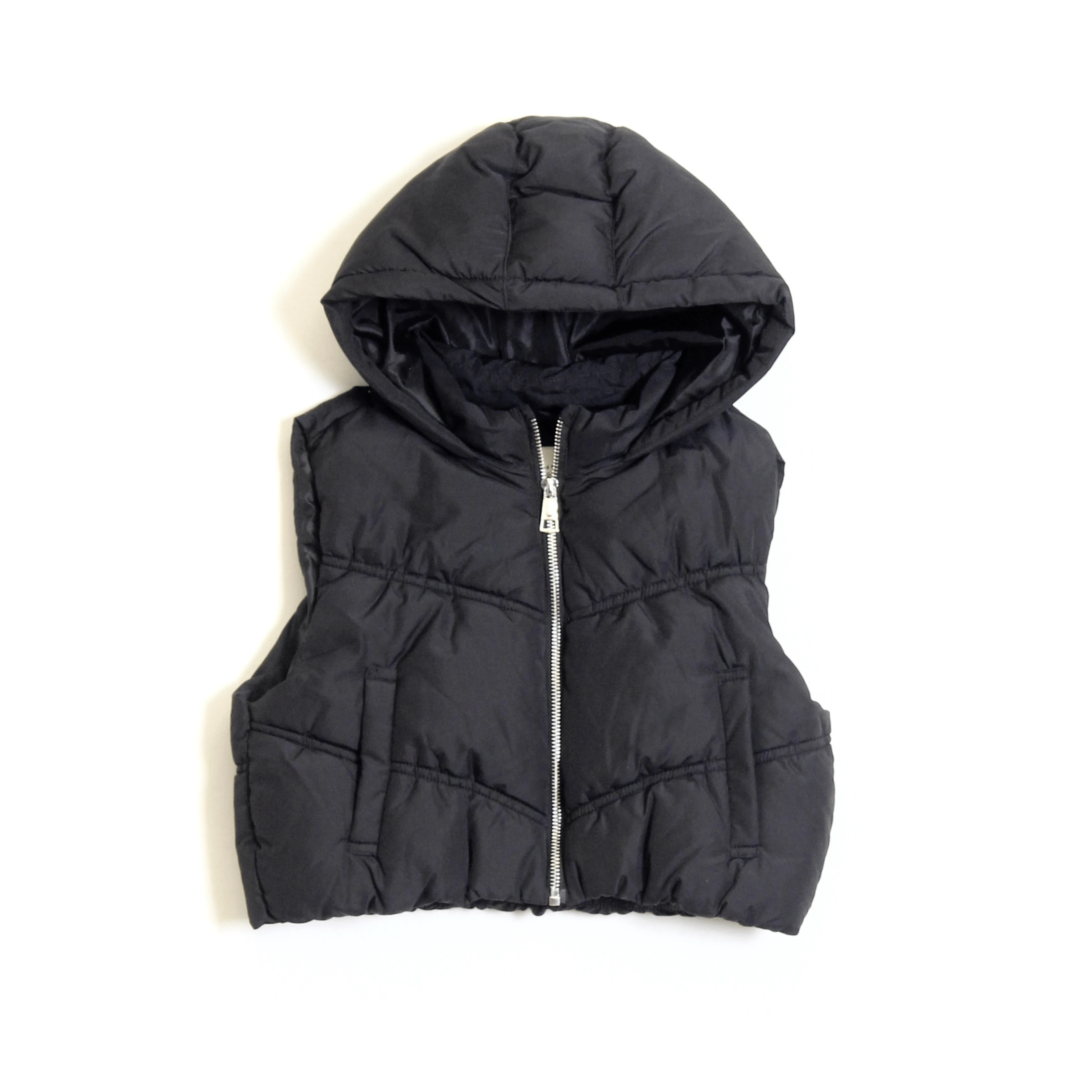 Kız Çocuk Kapüşonlu Şişme Yelek