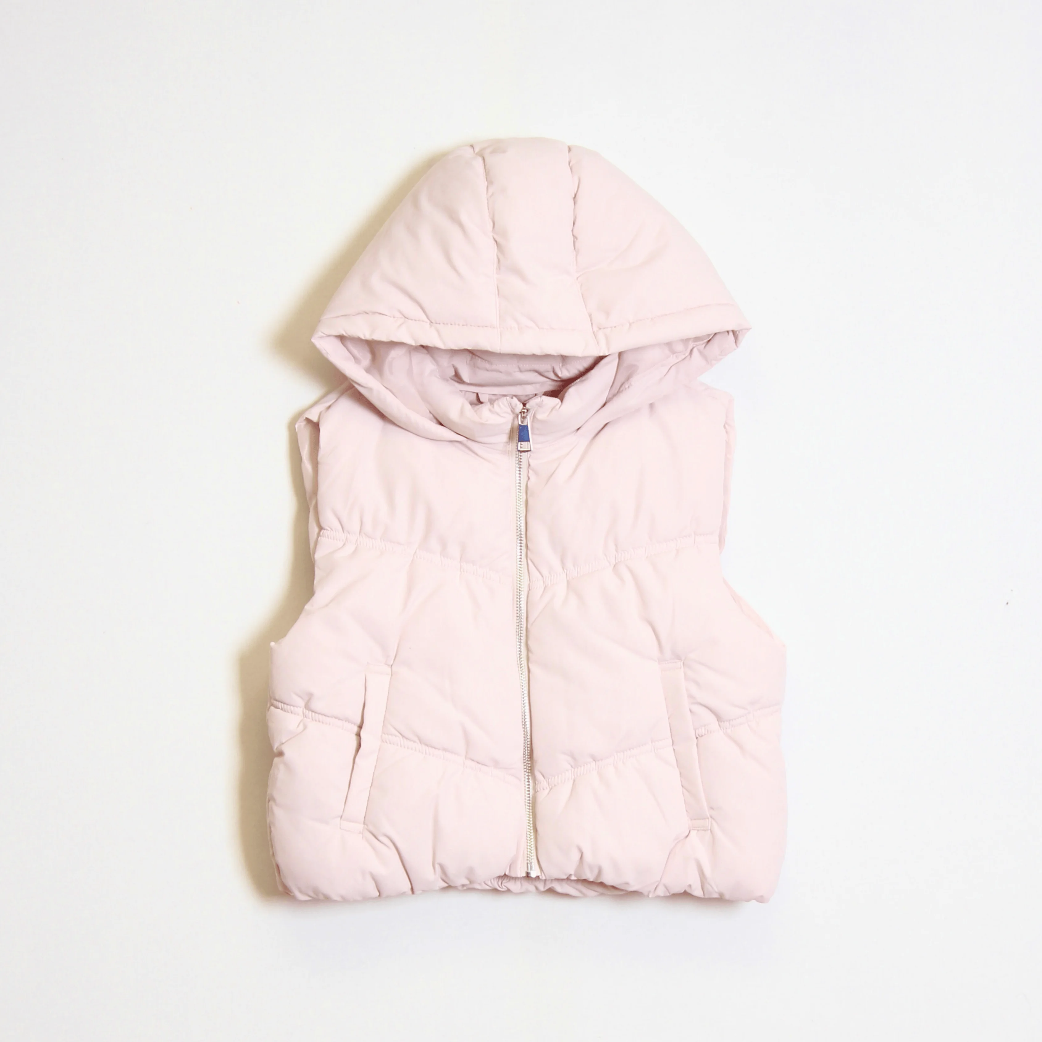 Kız Çocuk Kapüşonlu Şişme Yelek