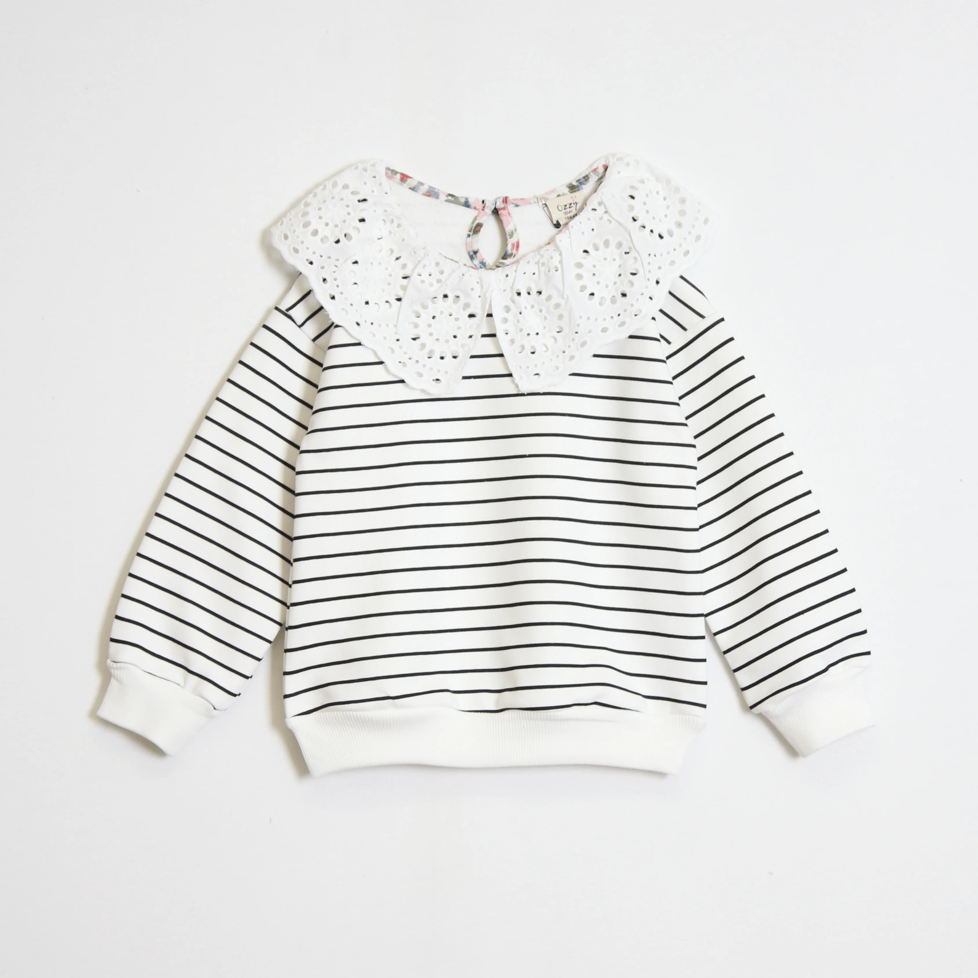 Kız Çocuk Yakalı Sweatshirt