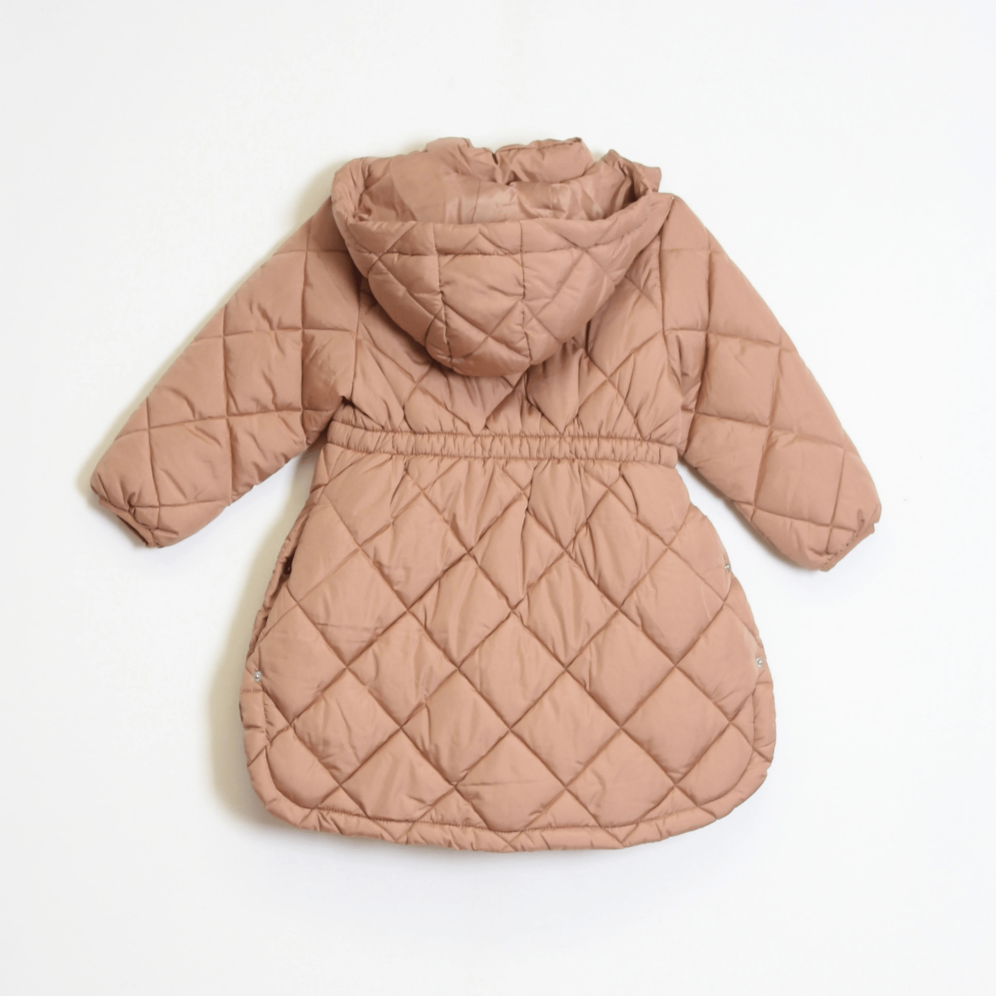 Kız Çocuk Kapüşonlu Mont