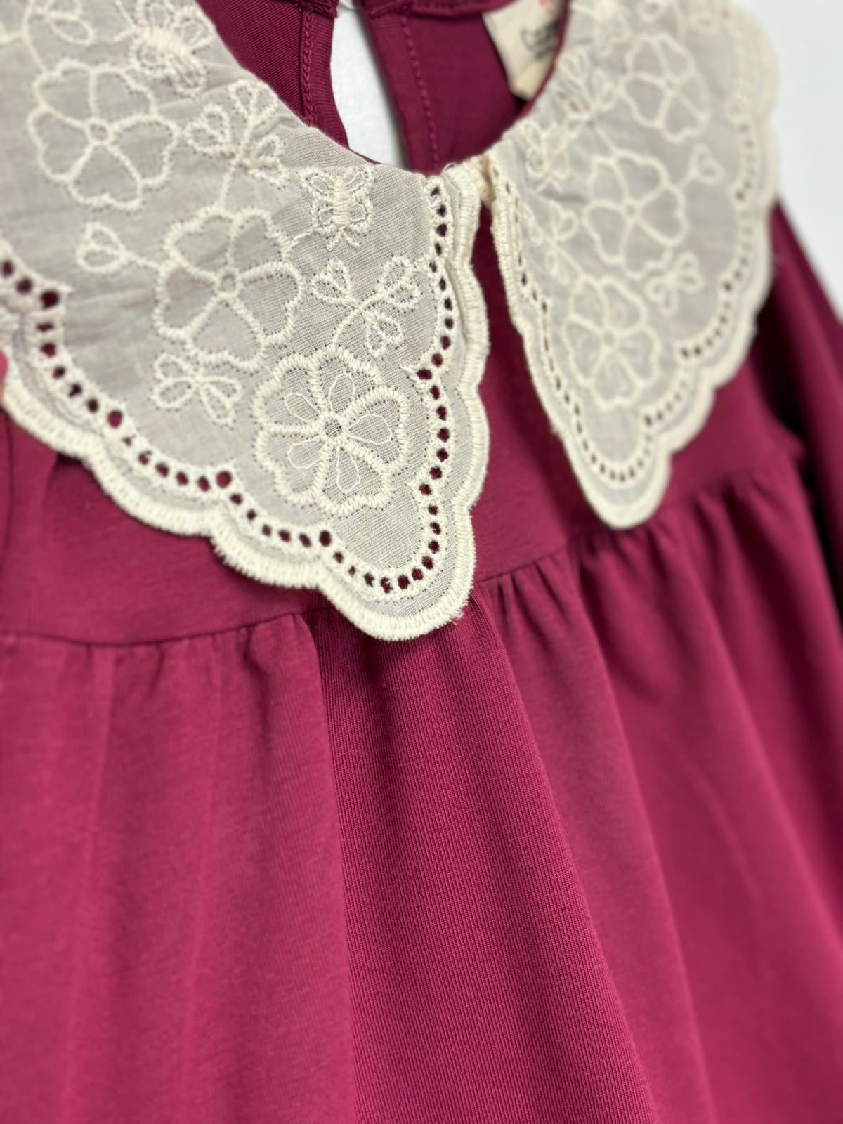 Kız Çocuk Yakalı Elbise