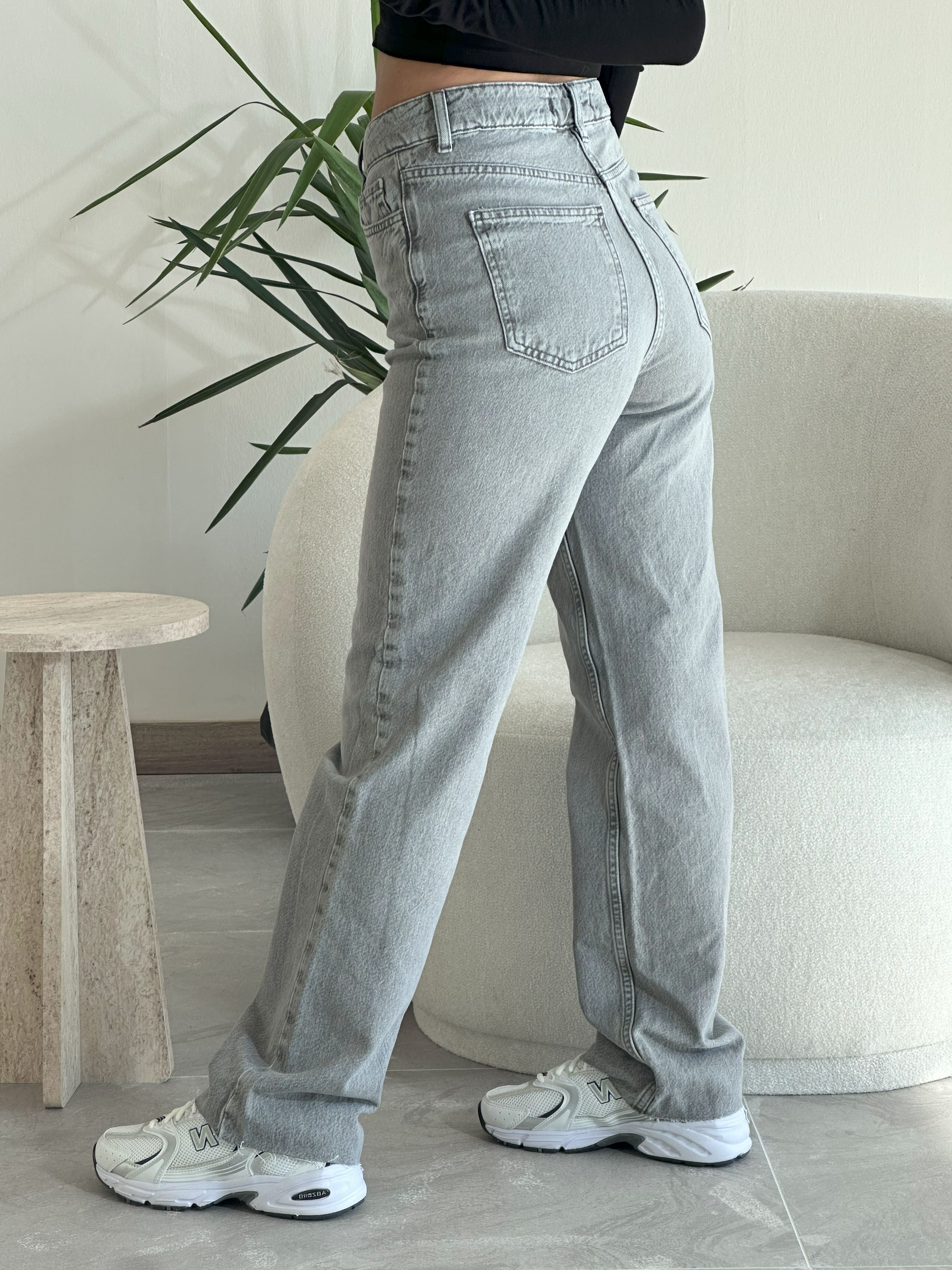 0001 Muadil Gri Jean Kot Pantolon 