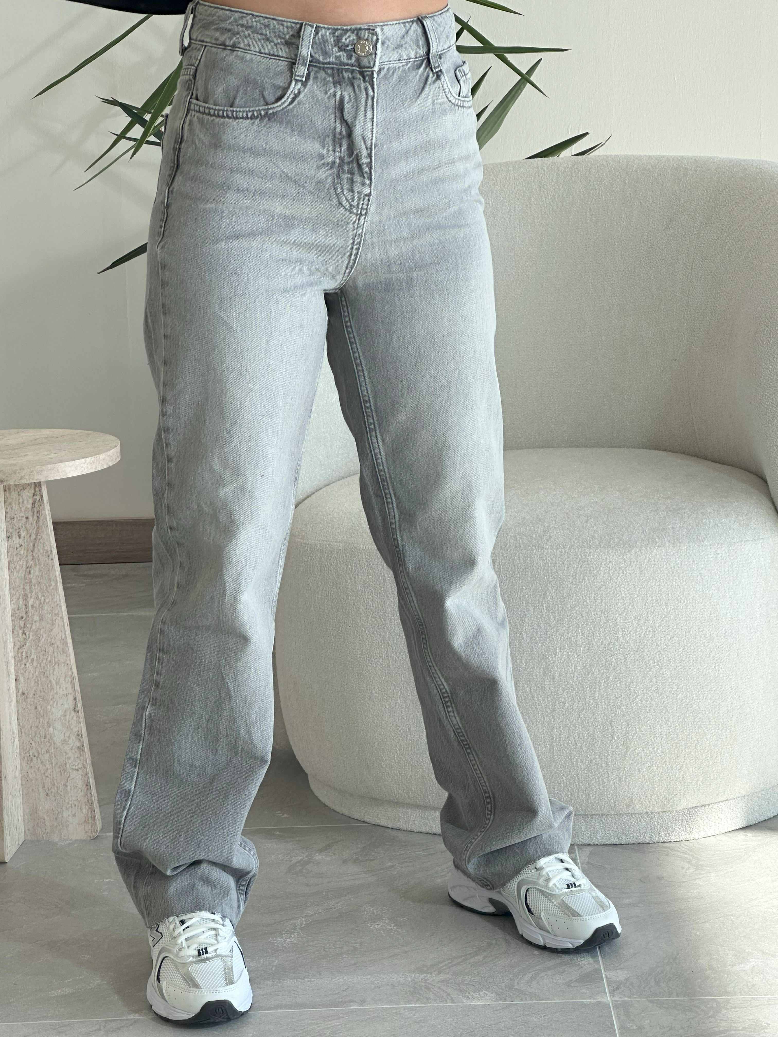 0001 Muadil Gri Jean Kot Pantolon 