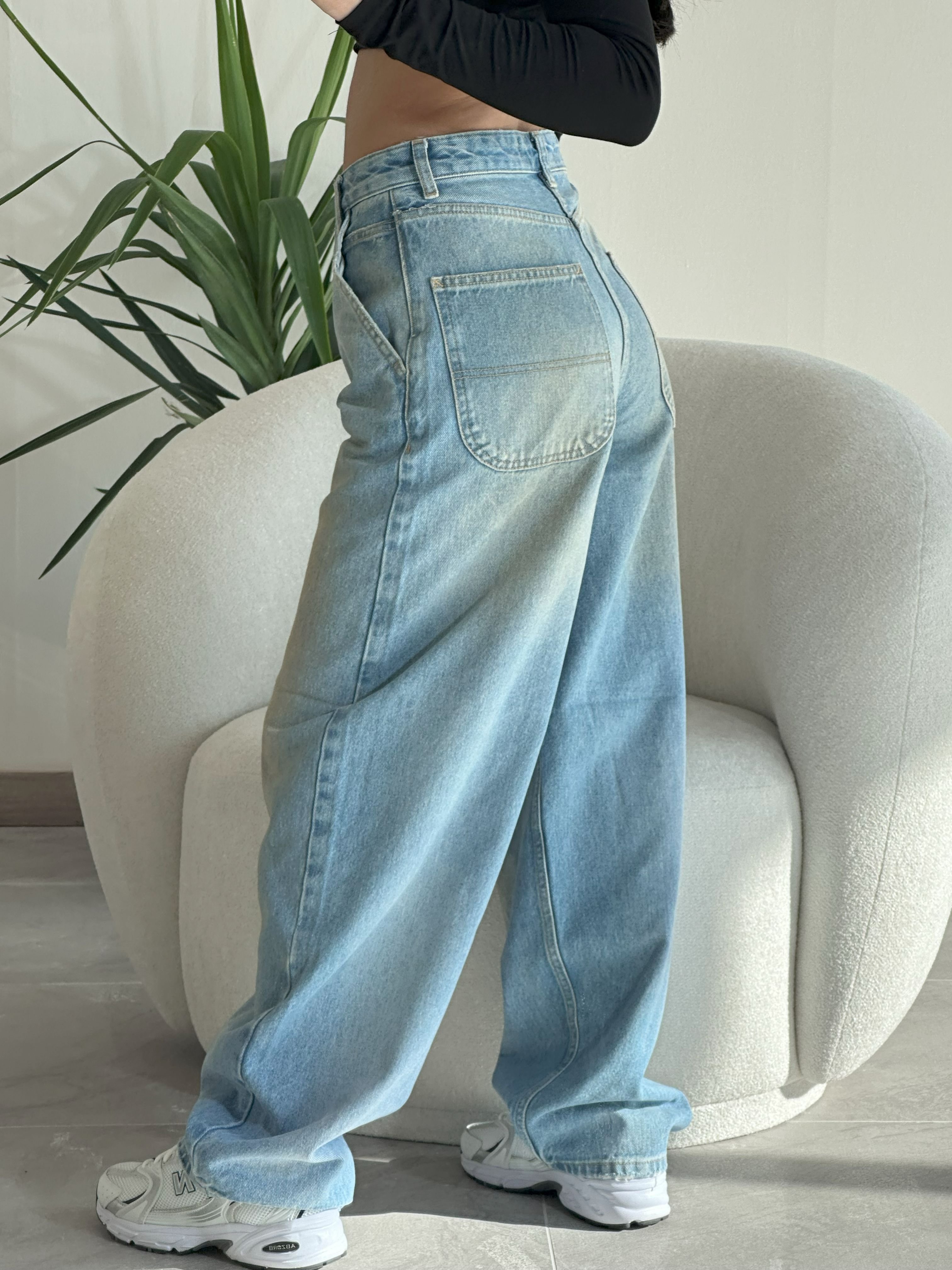 0005 Muadil Buz Mavi Skater Kot Pantolon 
