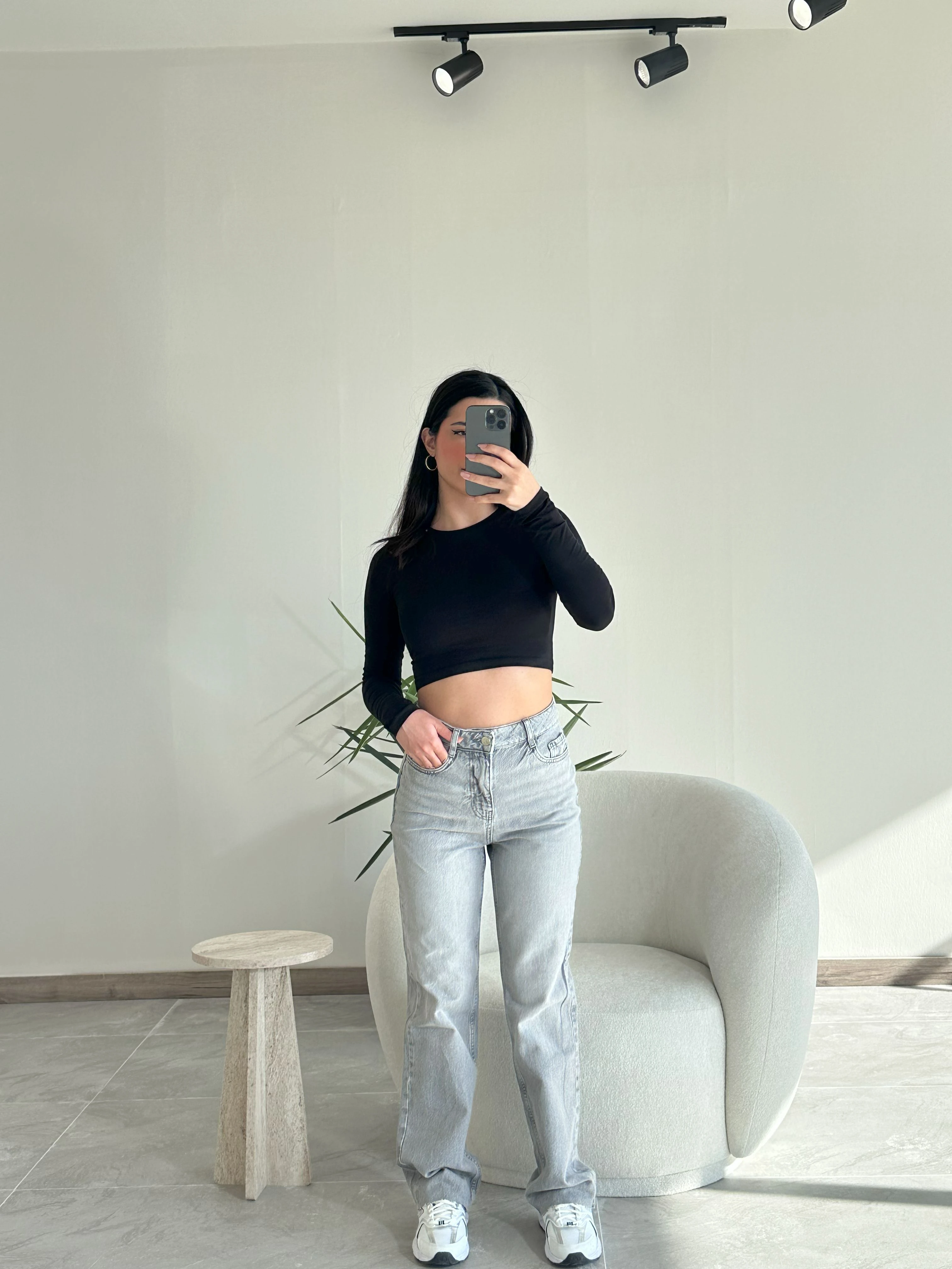 0001 Muadil Gri Jean Kot Pantolon 