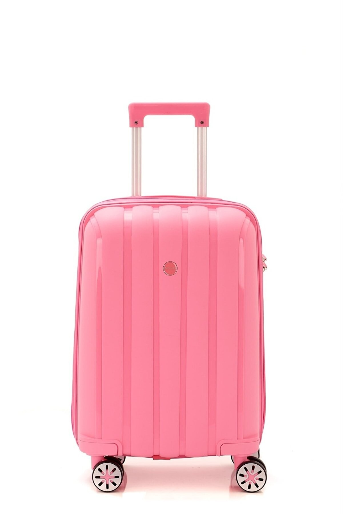 Kırılmaz Valiz kabin boy V305 55 cm - PEMBE
