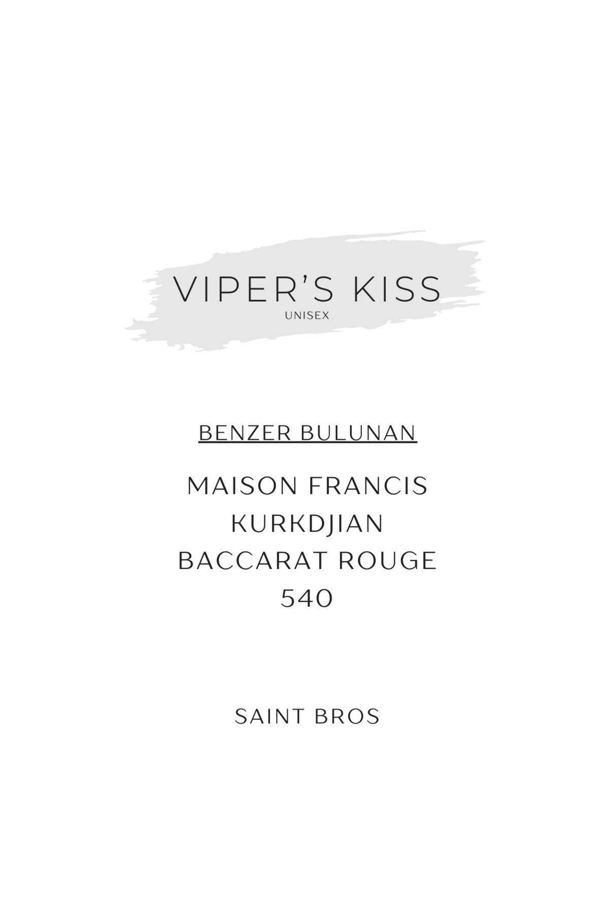 Viper's Kiss Unisex Parfüm EDP 50 mL