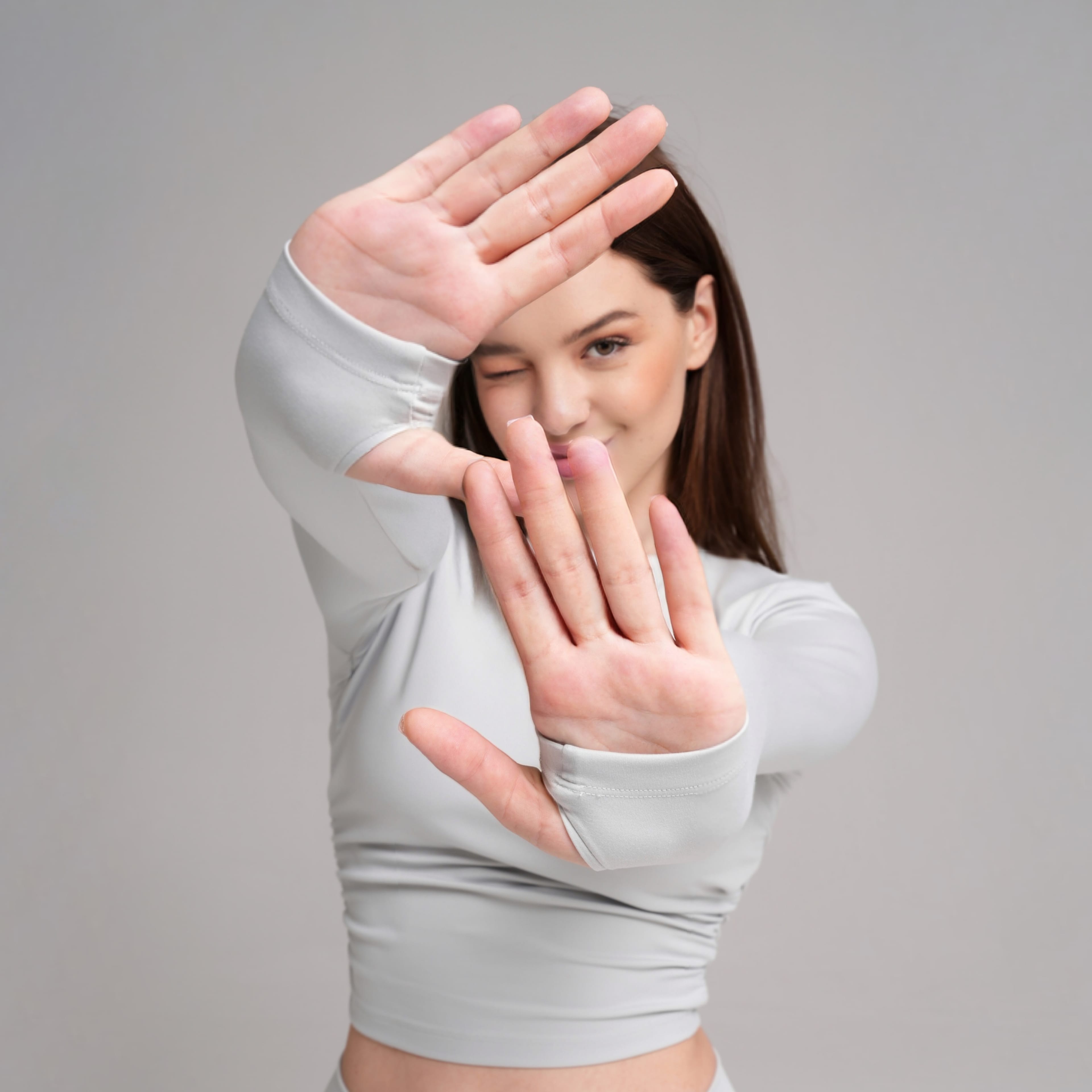 Zyra Crop Long Sleeved Top