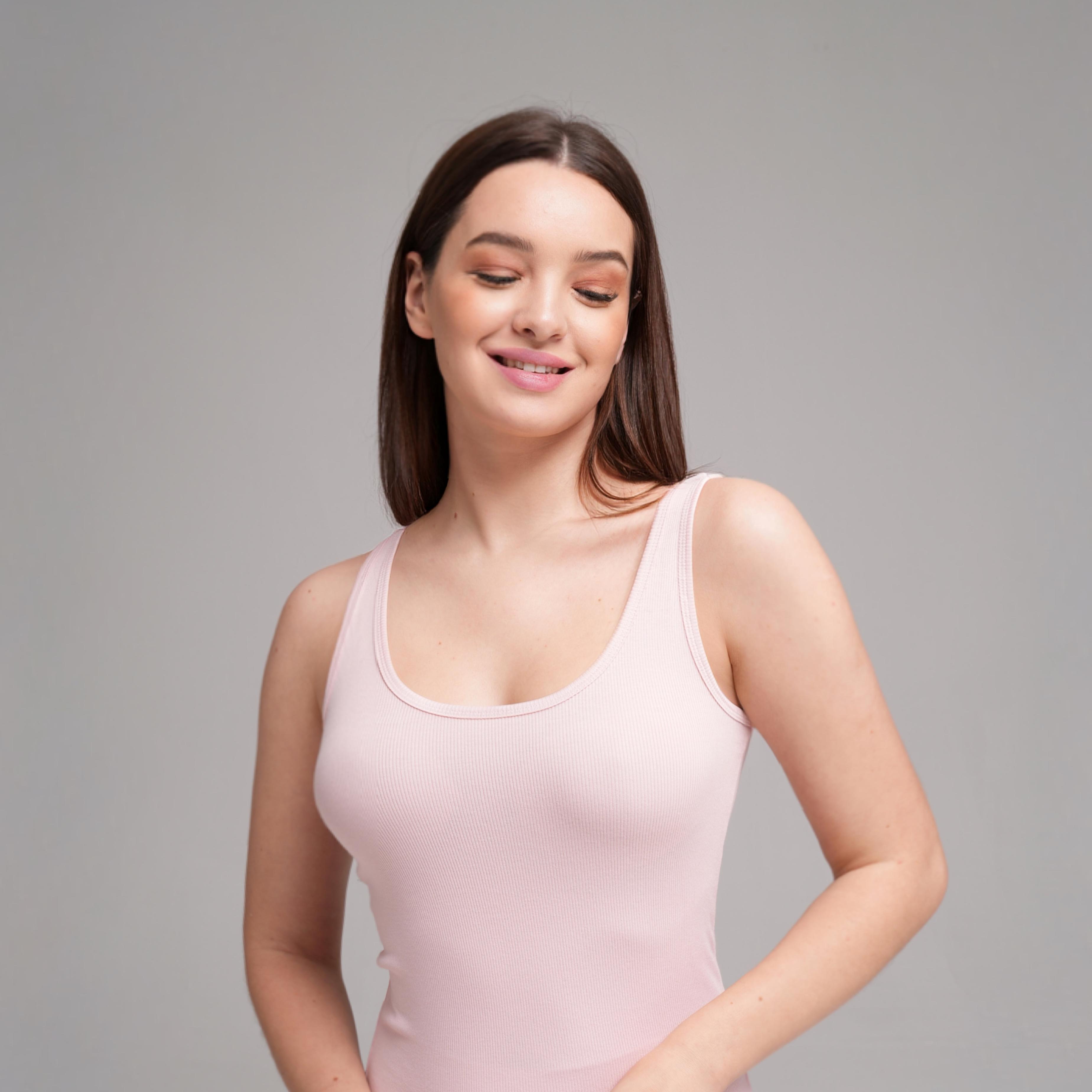 Ribbed Snuggle Up U-Neck Tank Top