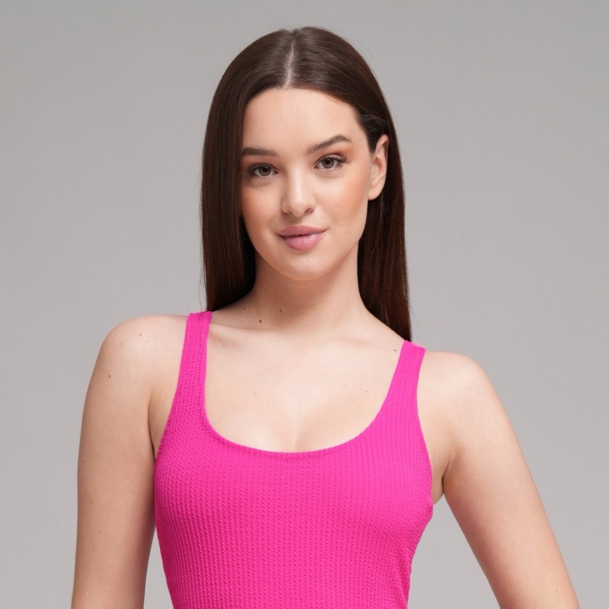 Crepe Bliss Fit Swimsuit - Pink Punch 