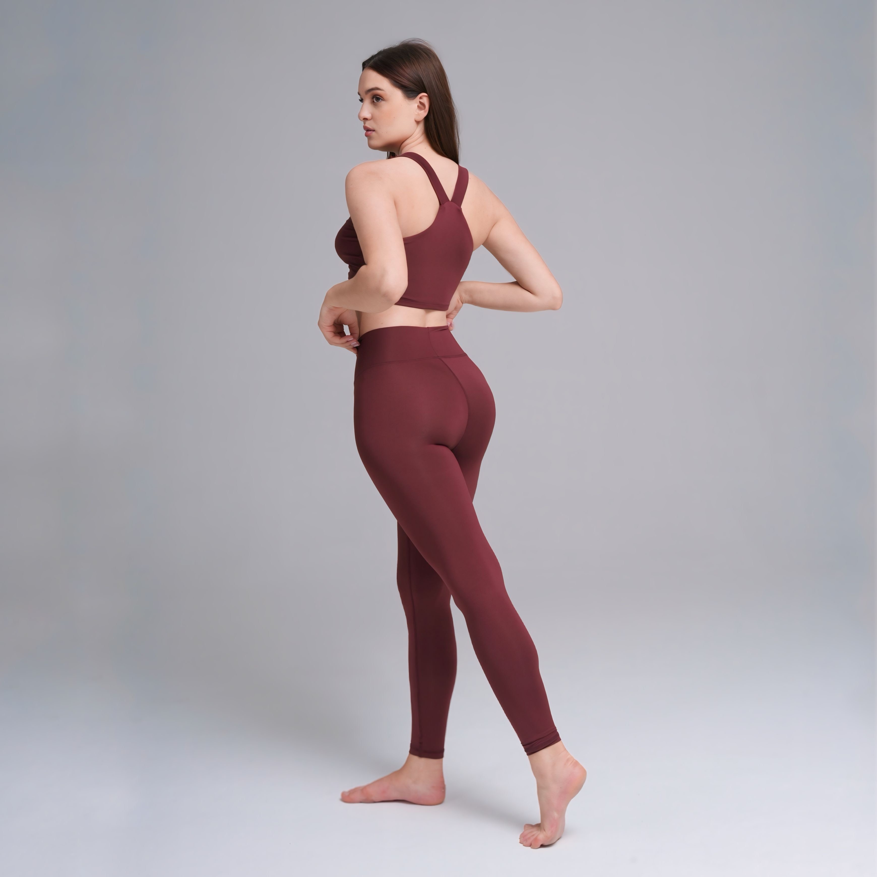 SkyLine Legging & Wild Crop Tank Top Seti