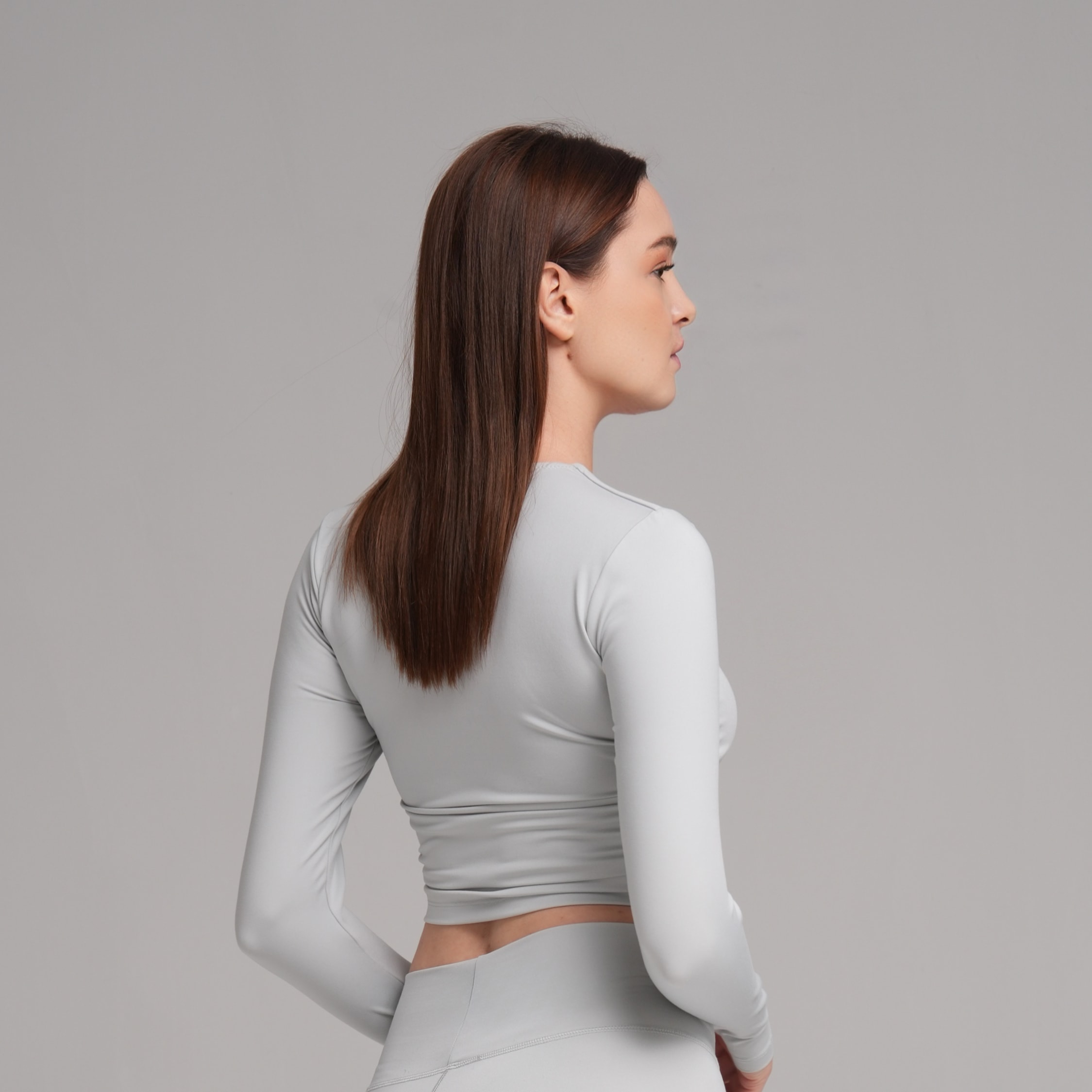 Zyra Crop Long Sleeved Top