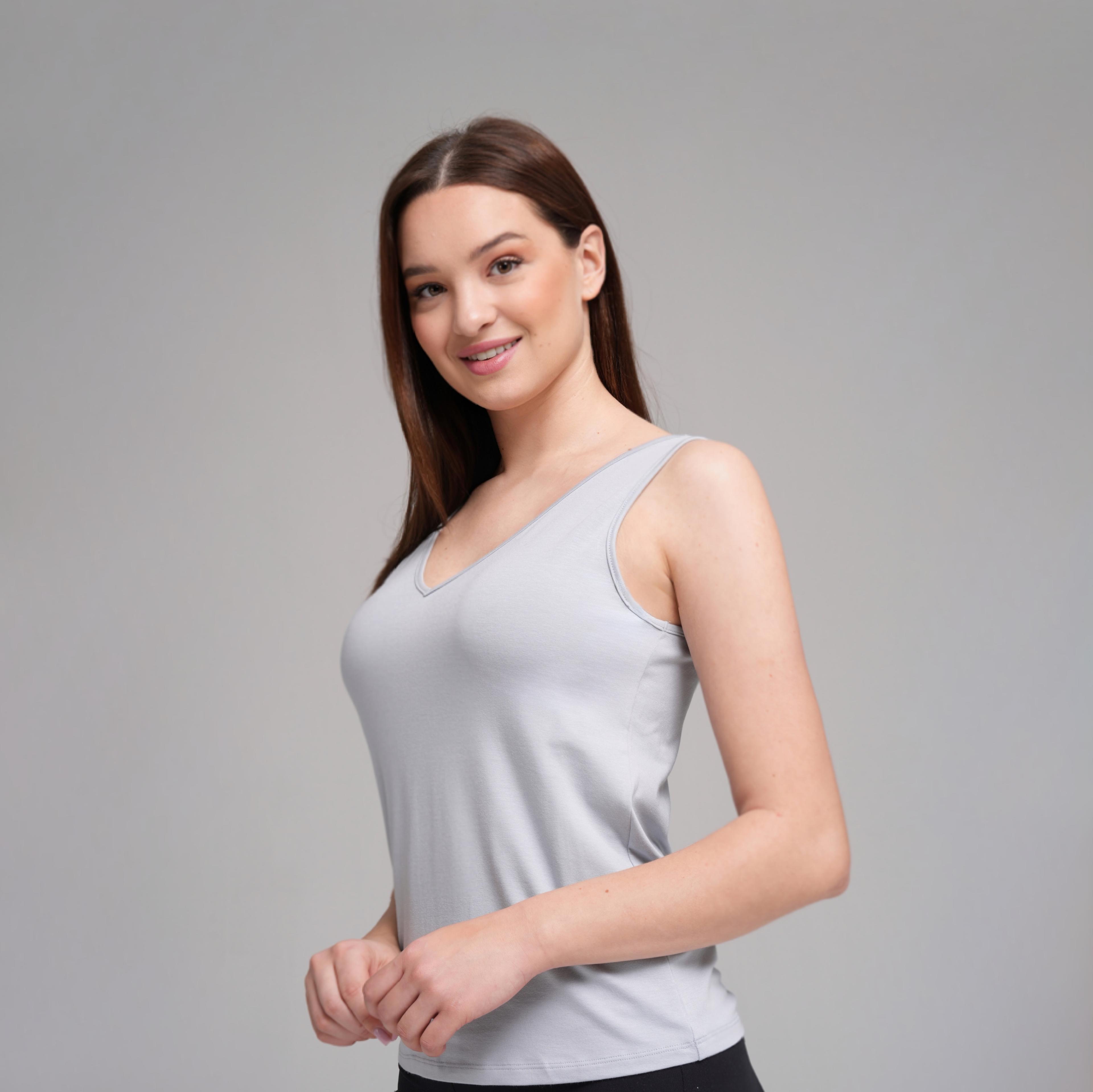 Modal Essence V-Neck Tank Top