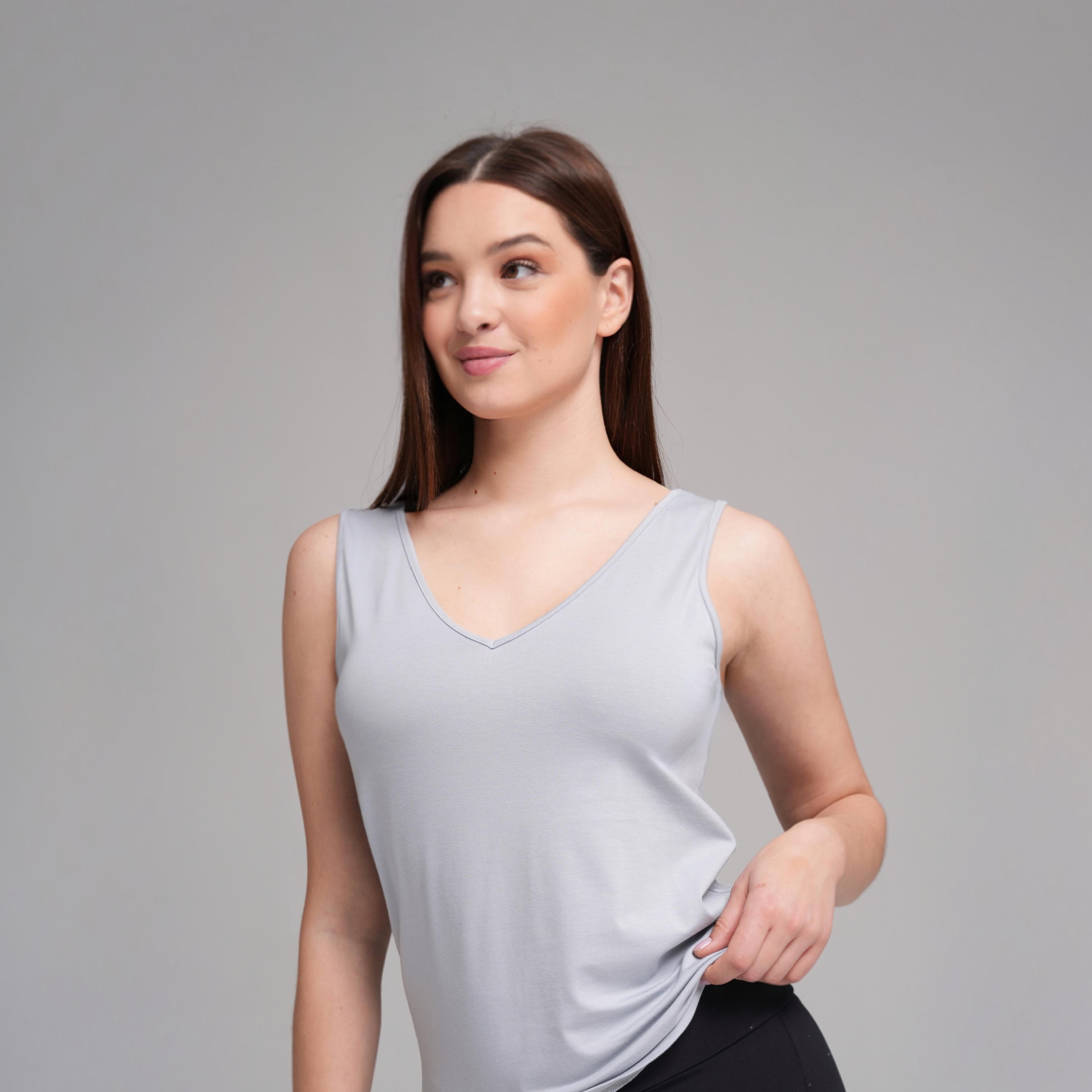 Modal Essence V-Neck Tank Top