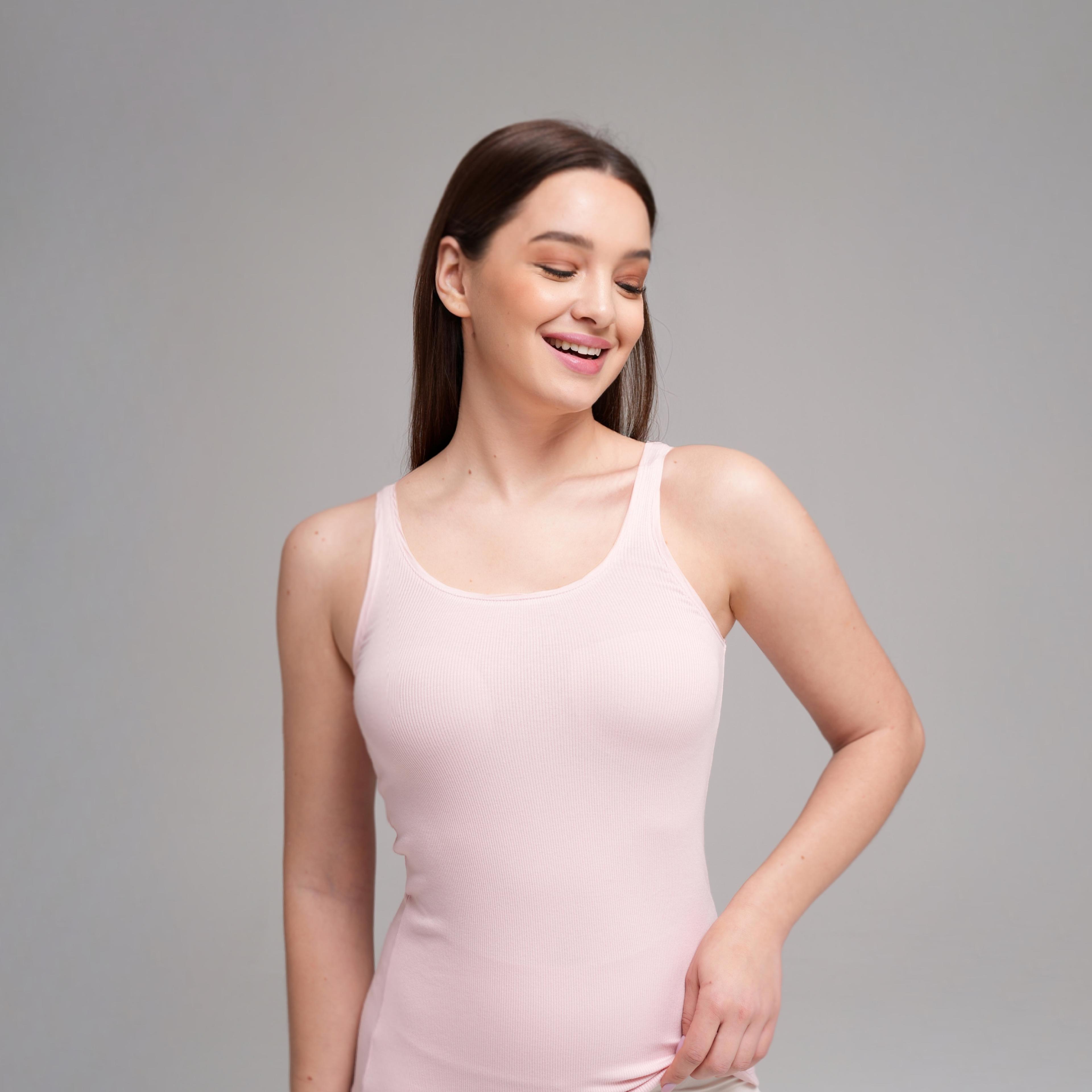Classic Cotton U-Neck Ribbed Tank