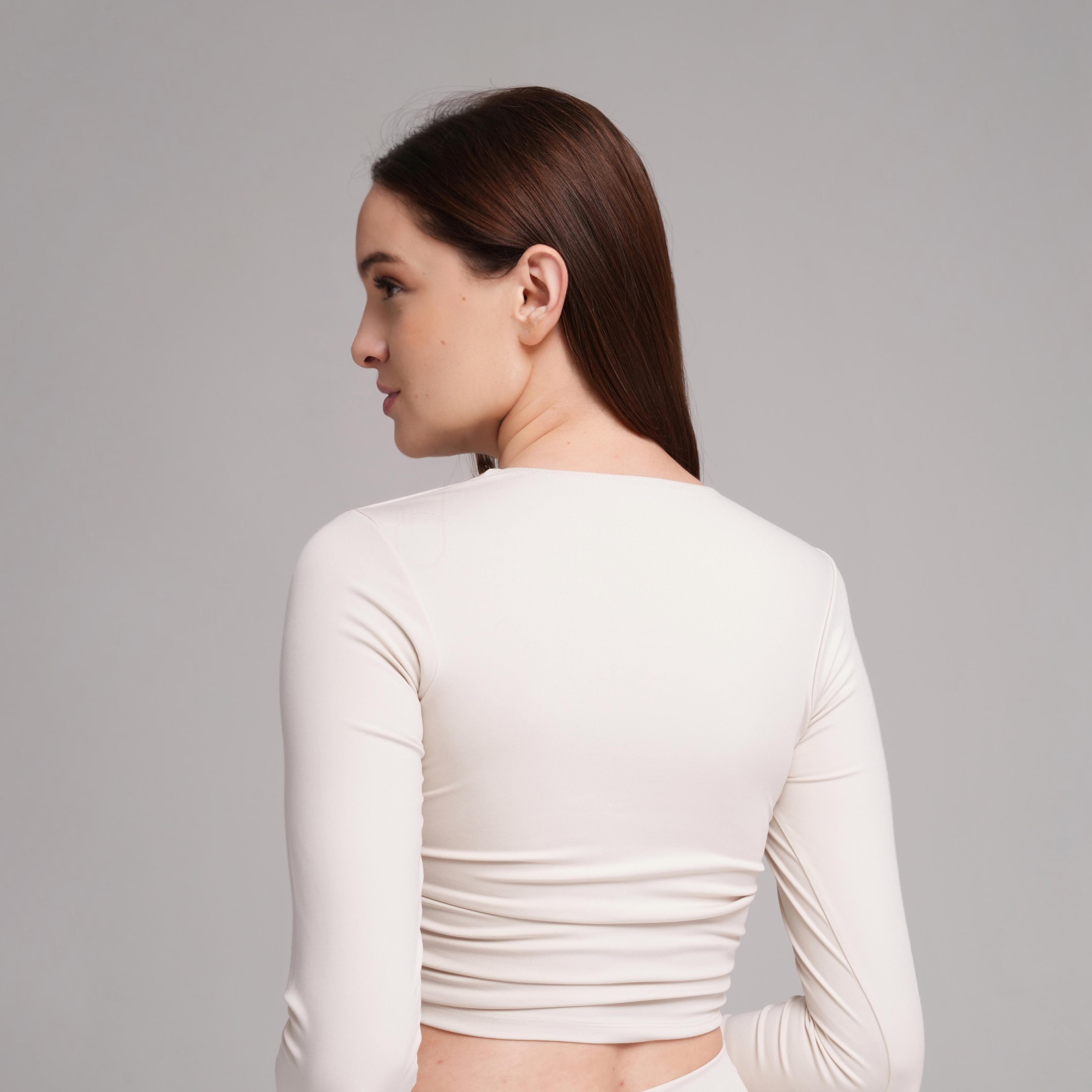 Zyra Crop Long Sleeved Top