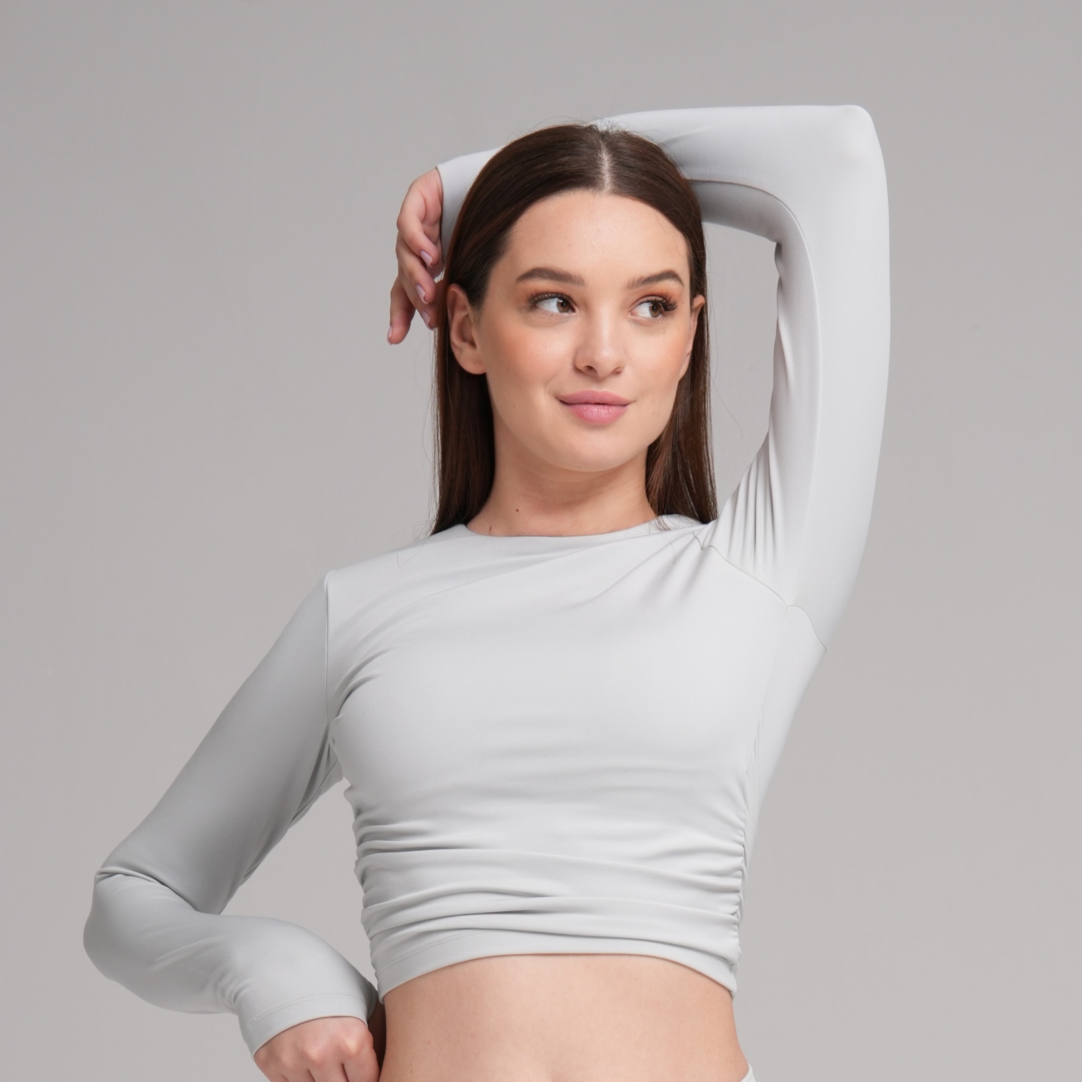 Zyra Crop Long Sleeved Top
