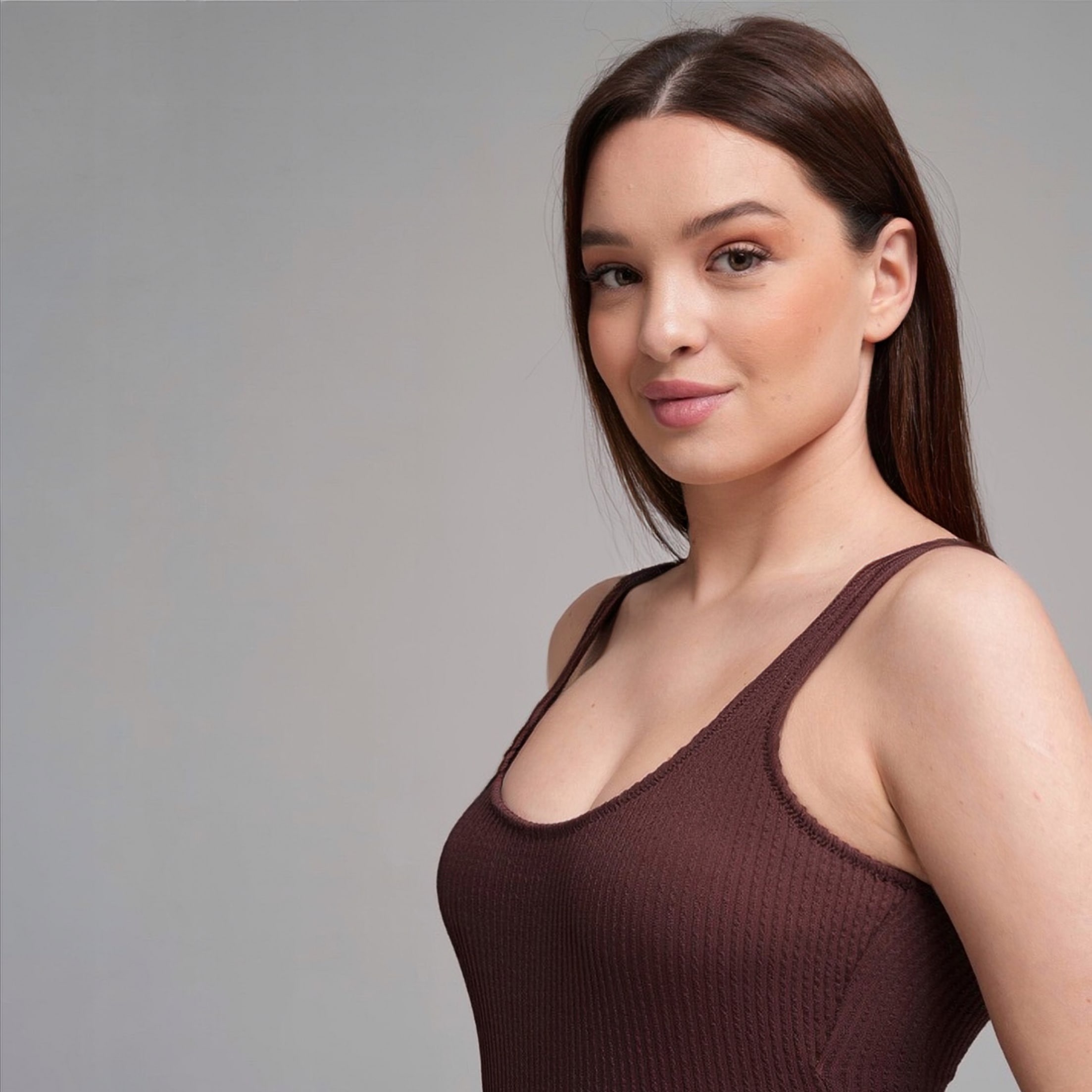 Crepe Bliss Fit Swimsuit - Coco