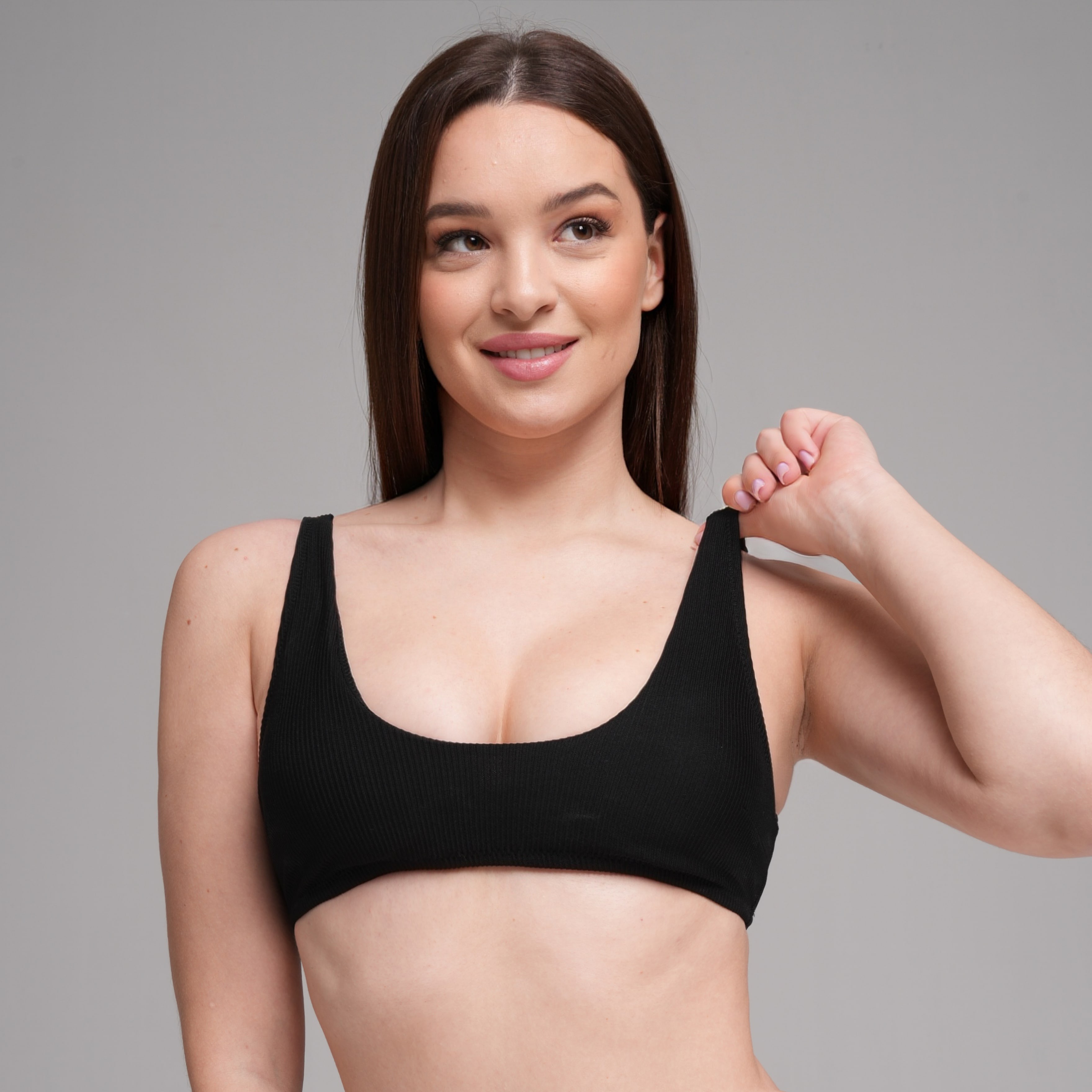 Crepe Bliss Fit Bikini Top