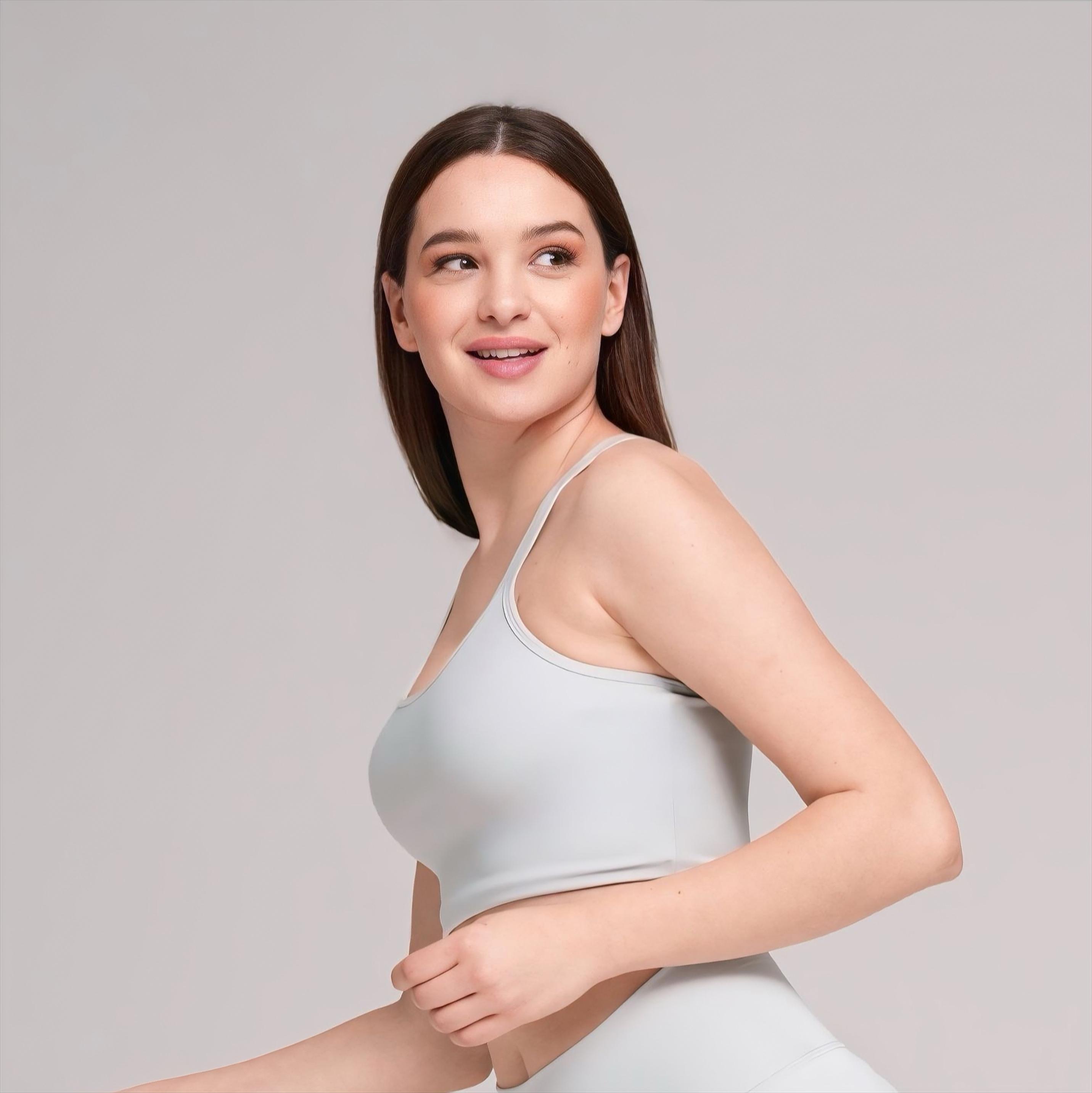 FitAura U-Neck Cross Back Tank Top
