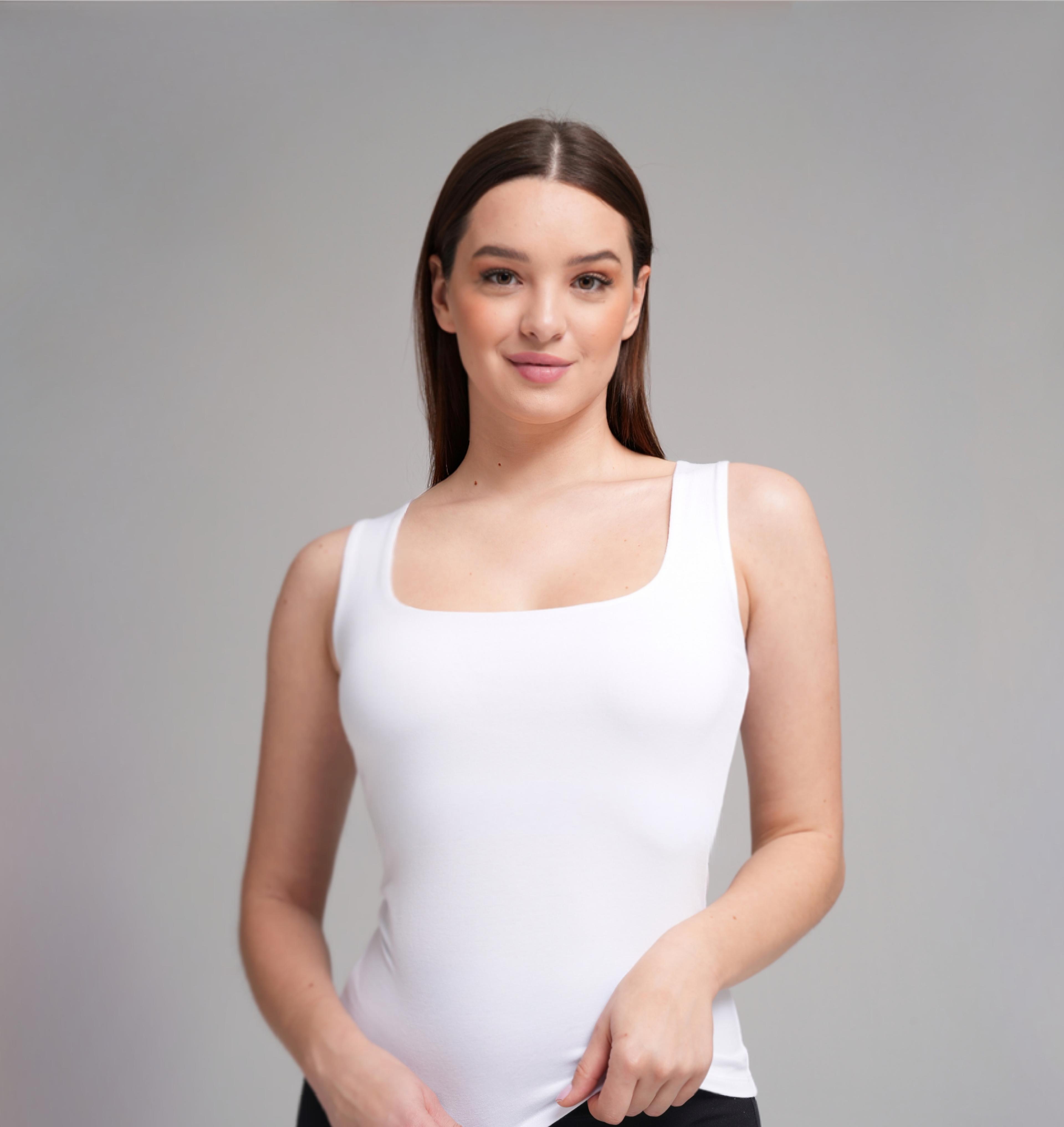 Modal Grace Square-Neck Top