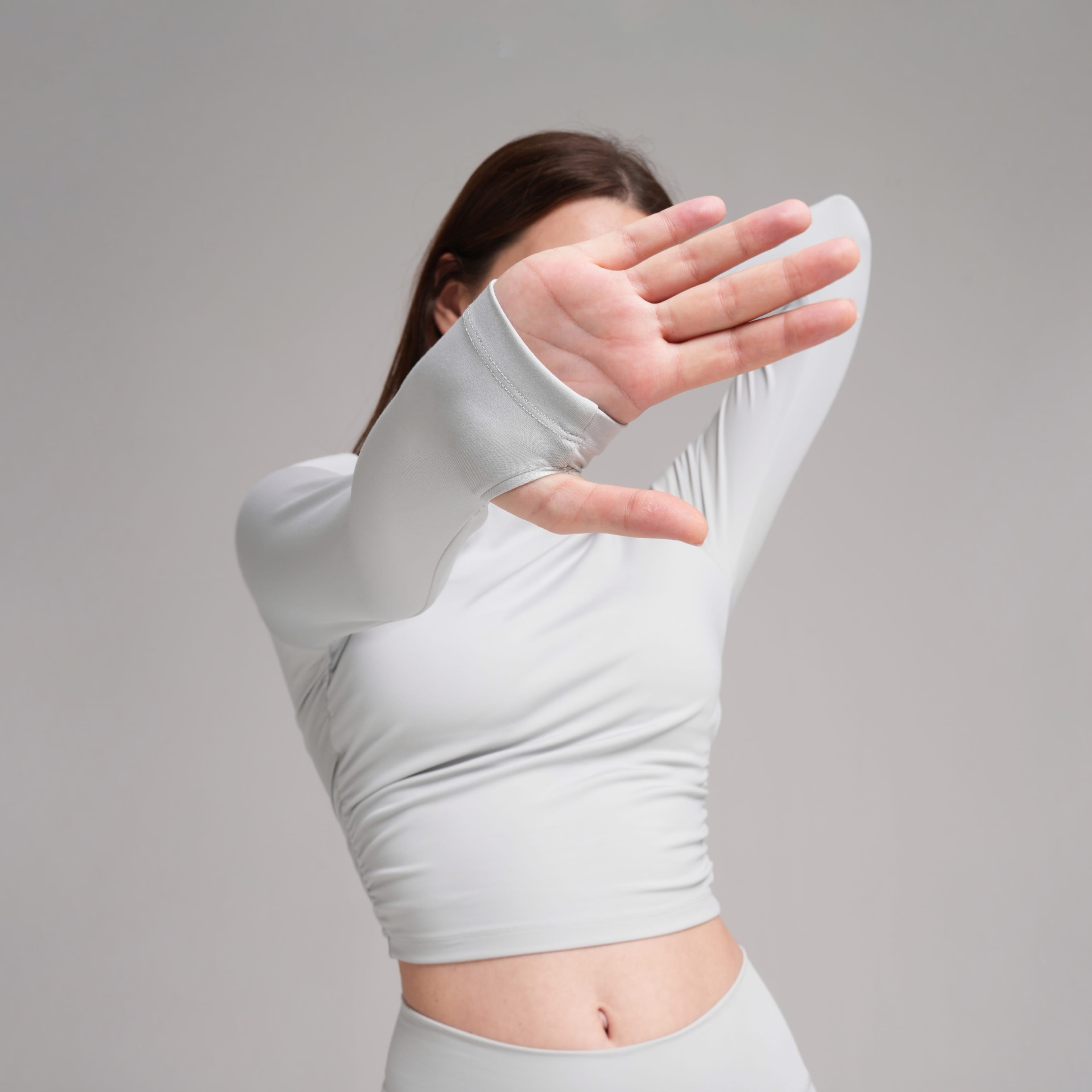 Zyra Crop Long Sleeved Top
