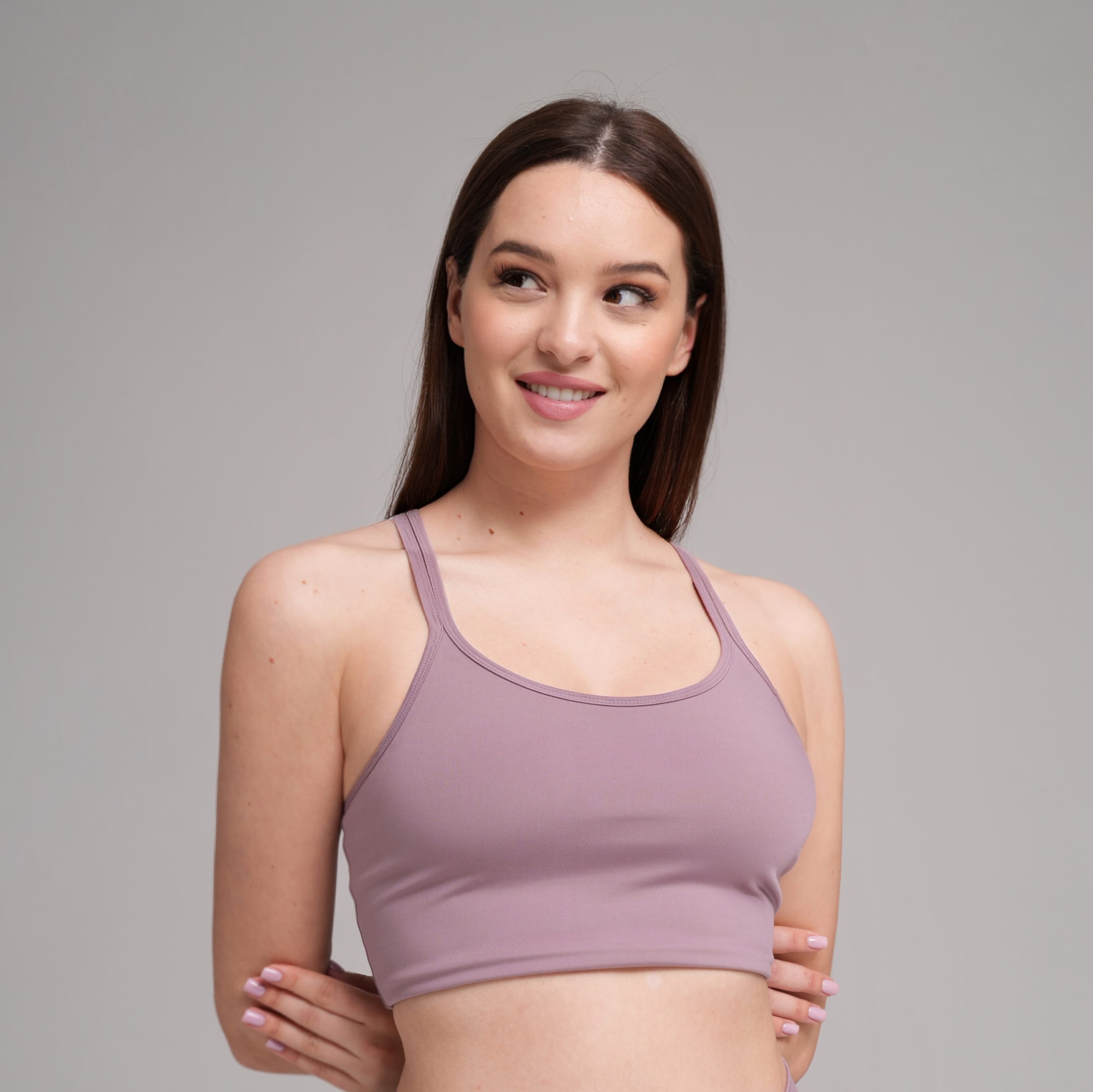 FitAura U-Neck Cross Back Tank Top