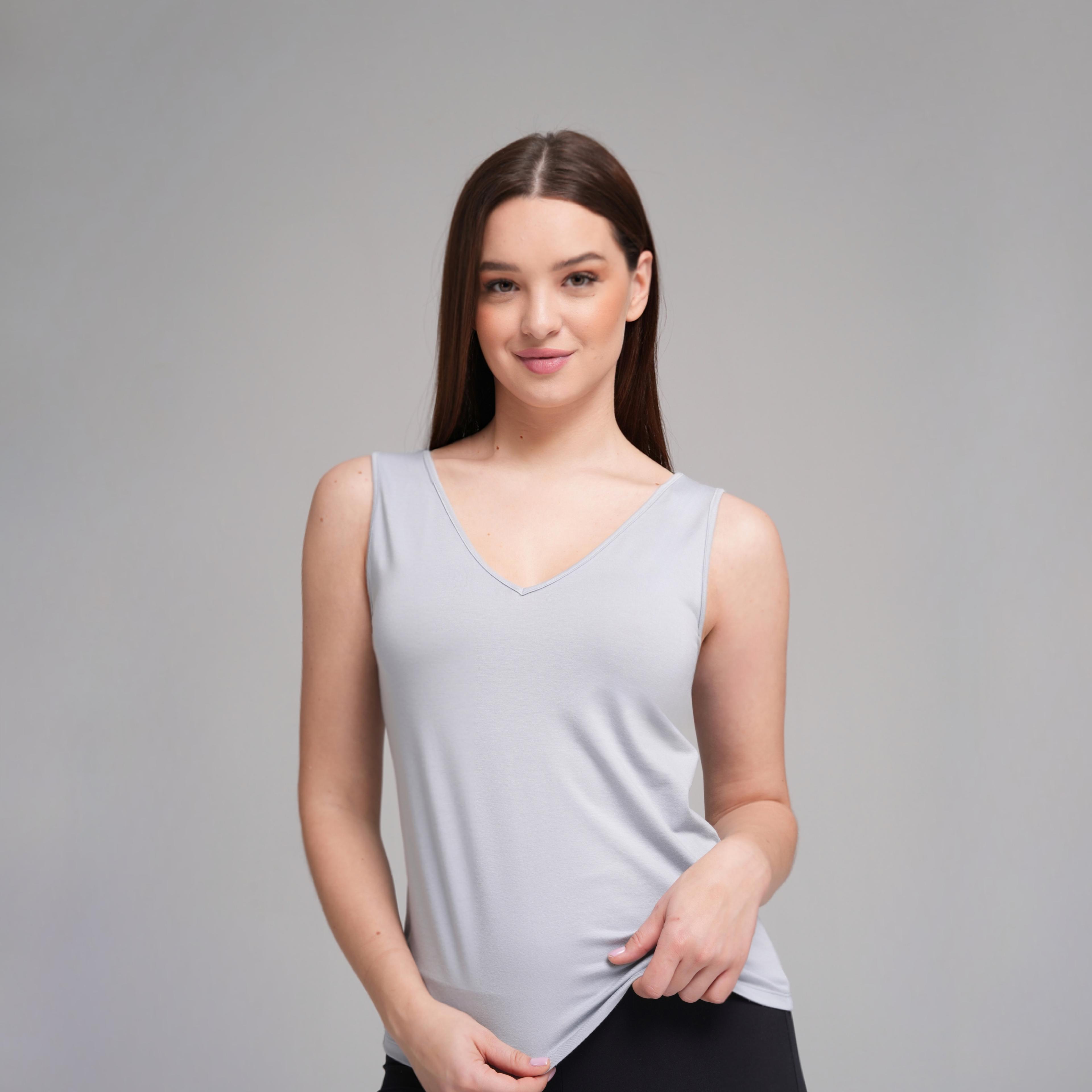 Modal Essence V-Neck Tank Top
