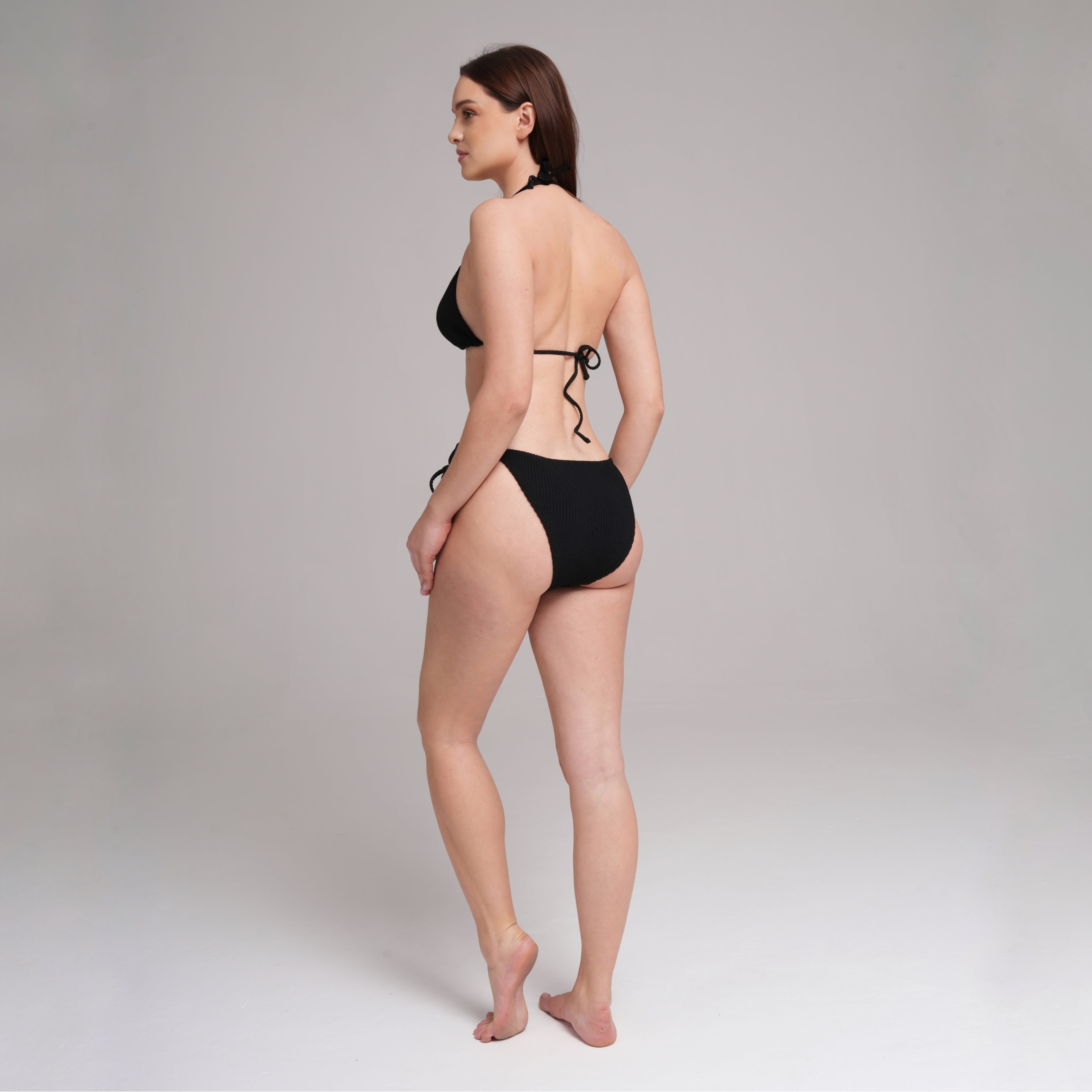 Crepe Bliss Fit Triangle Bikini Set