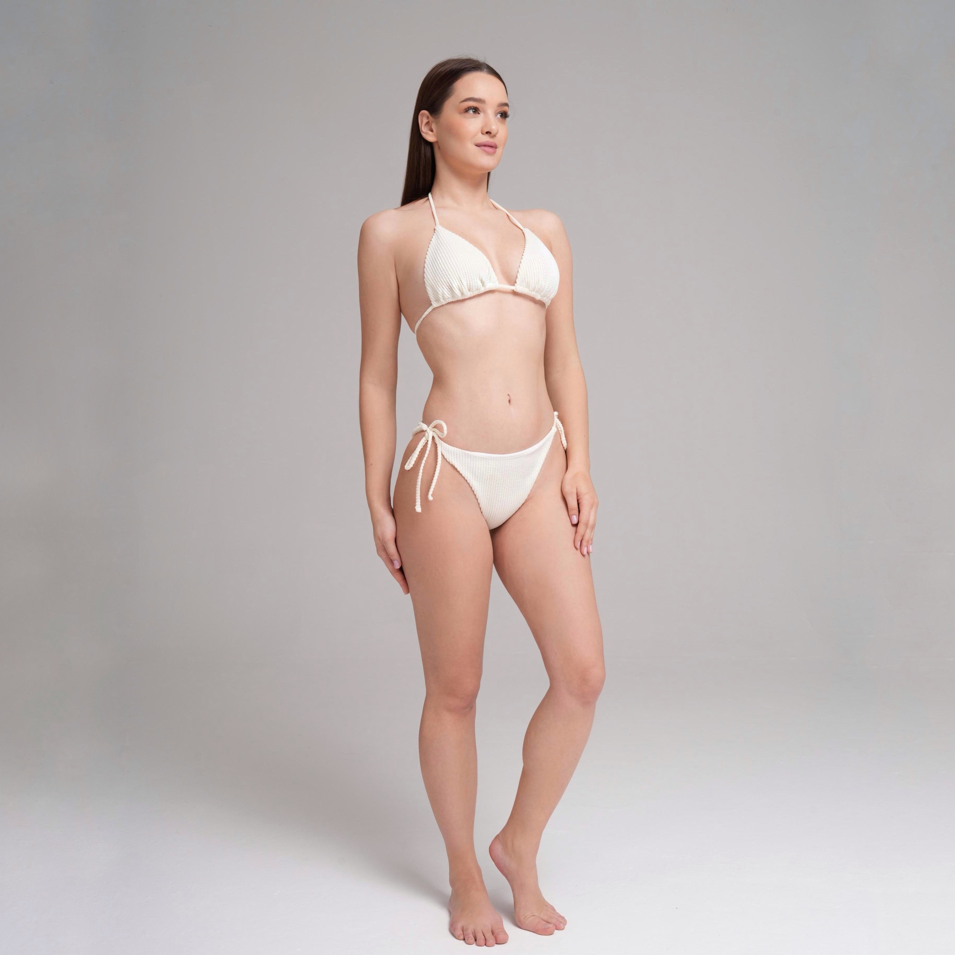 Crepe Bliss Fit Triangle Bikini Top