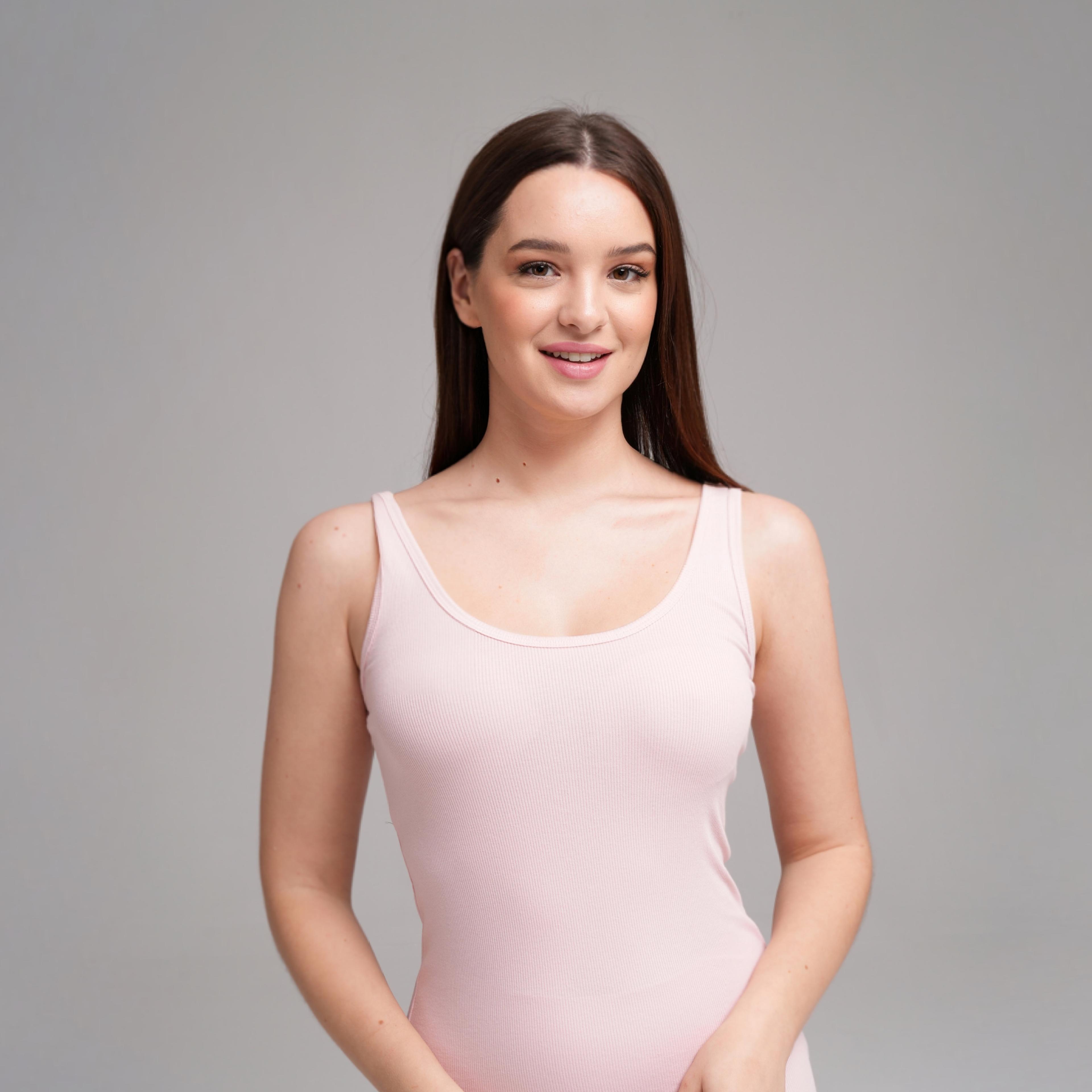 Ribbed Snuggle Up U-Neck Tank Top