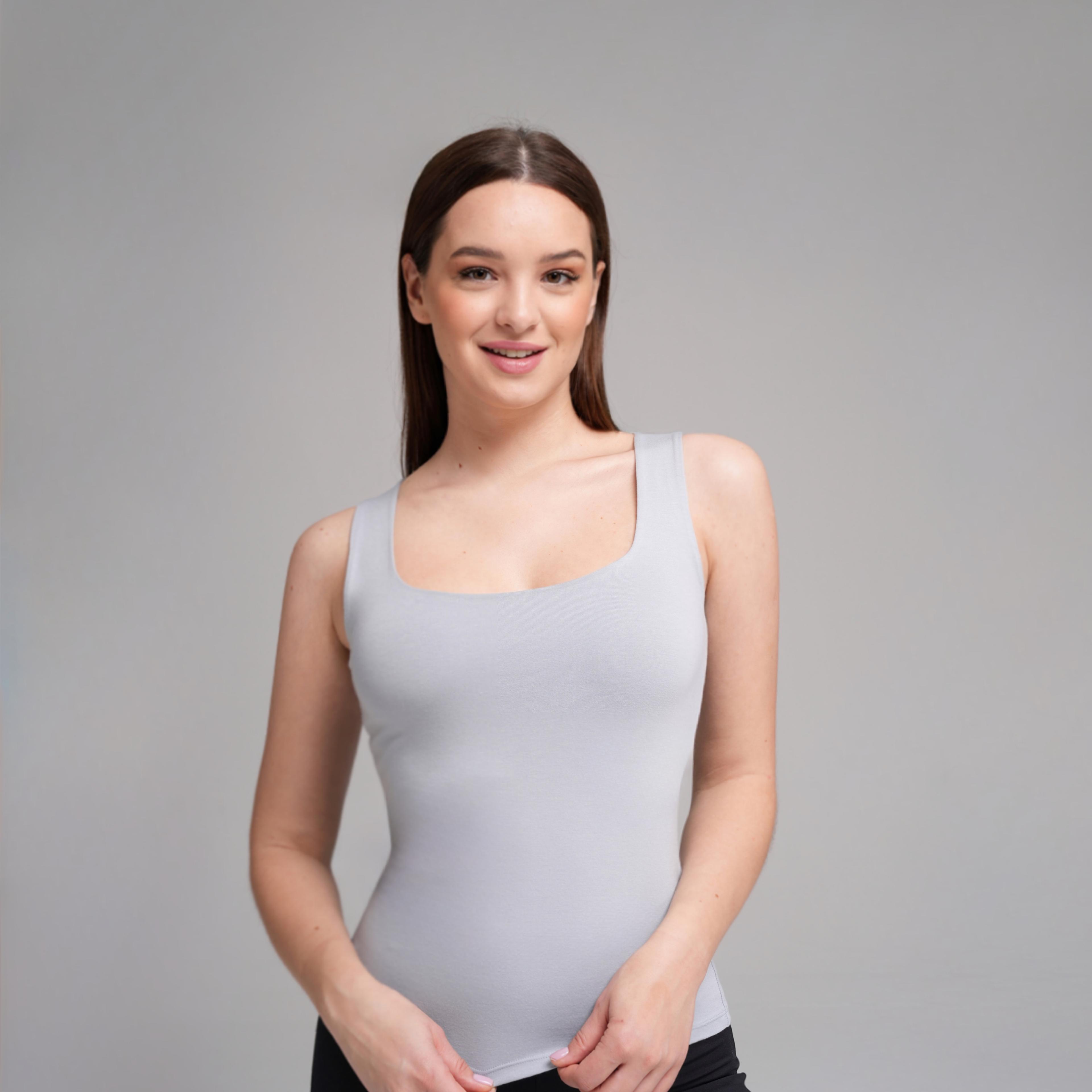 Modal Grace Square-Neck Top