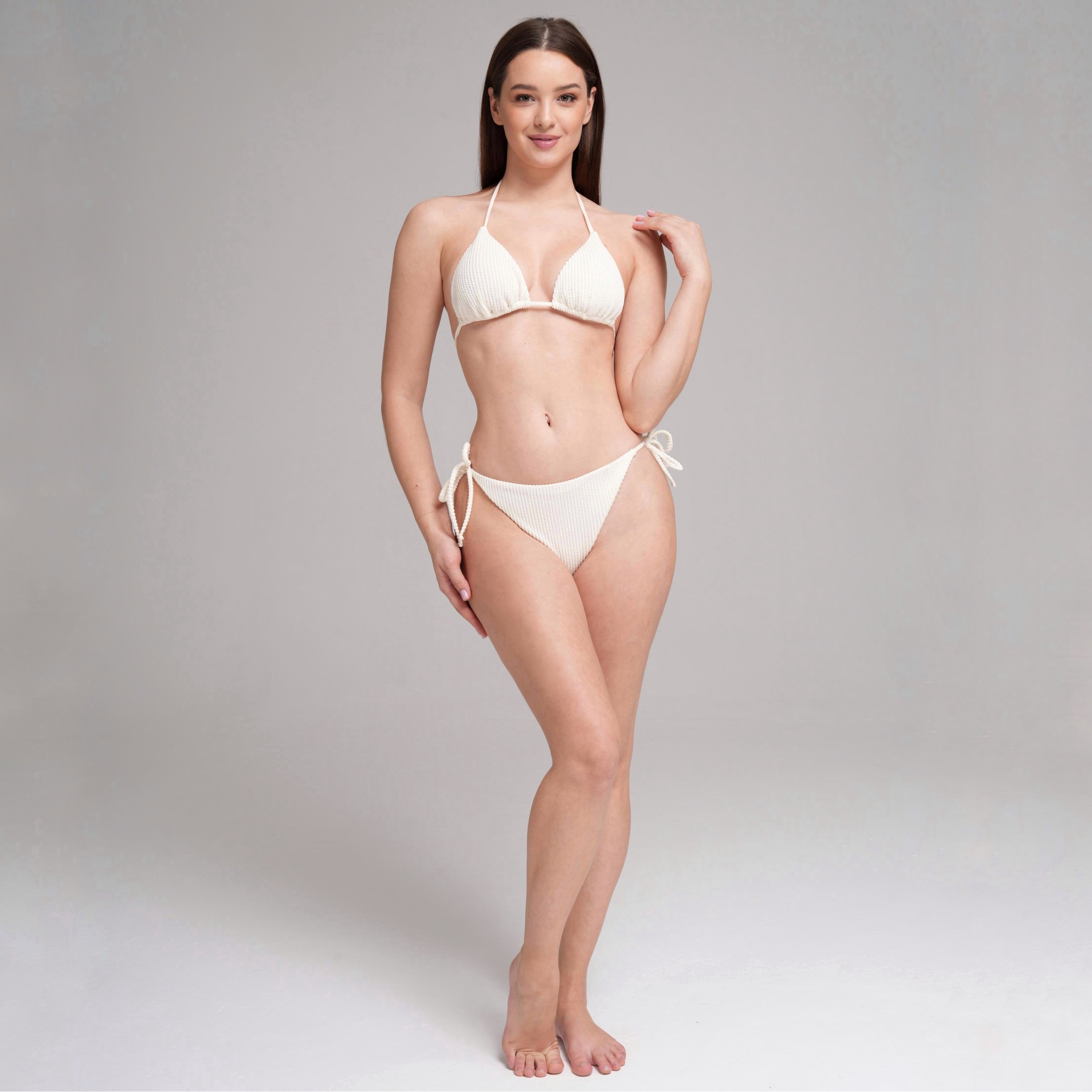 Crepe Bliss Fit Triangle Bikini Top