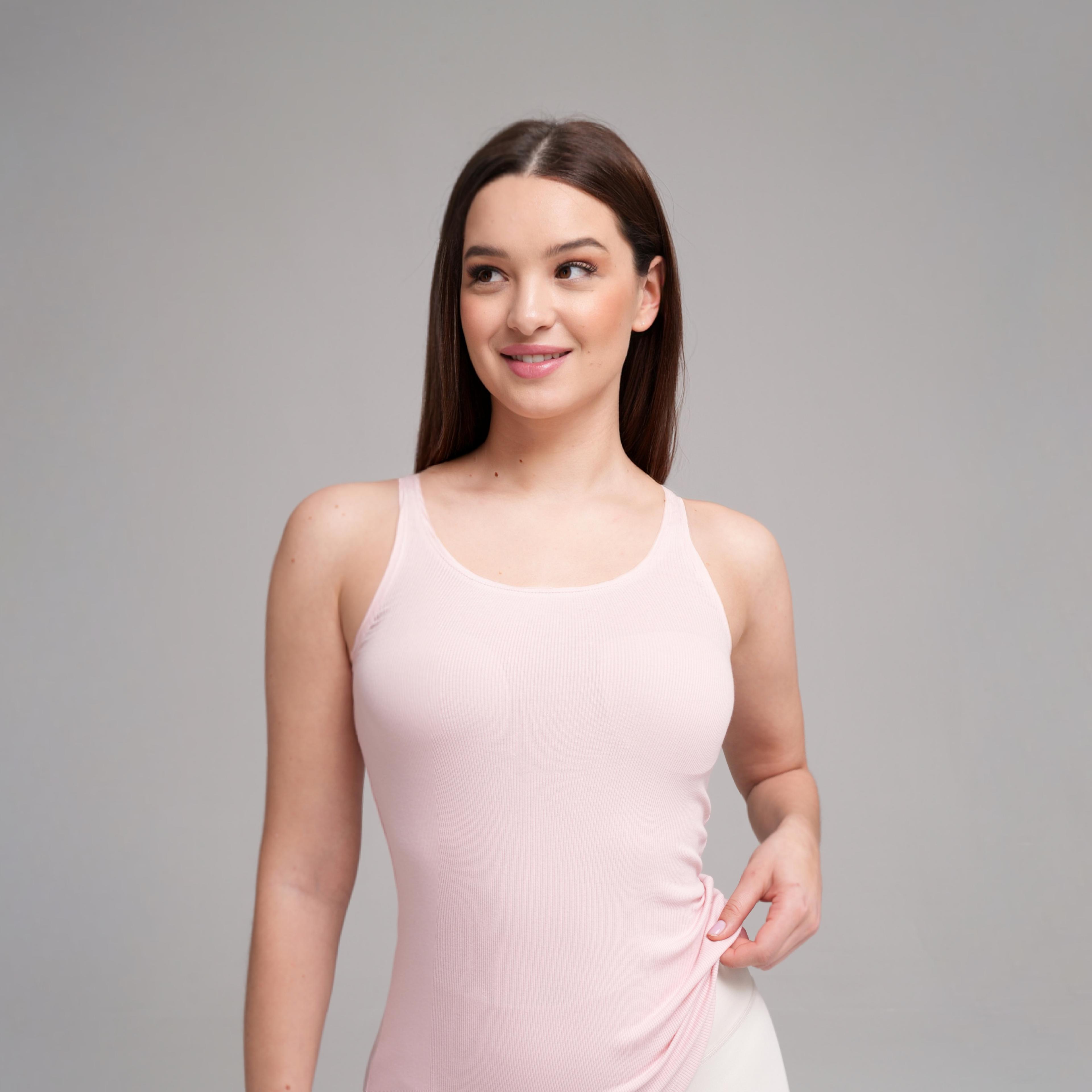 Classic Cotton U-Neck Ribbed Tank