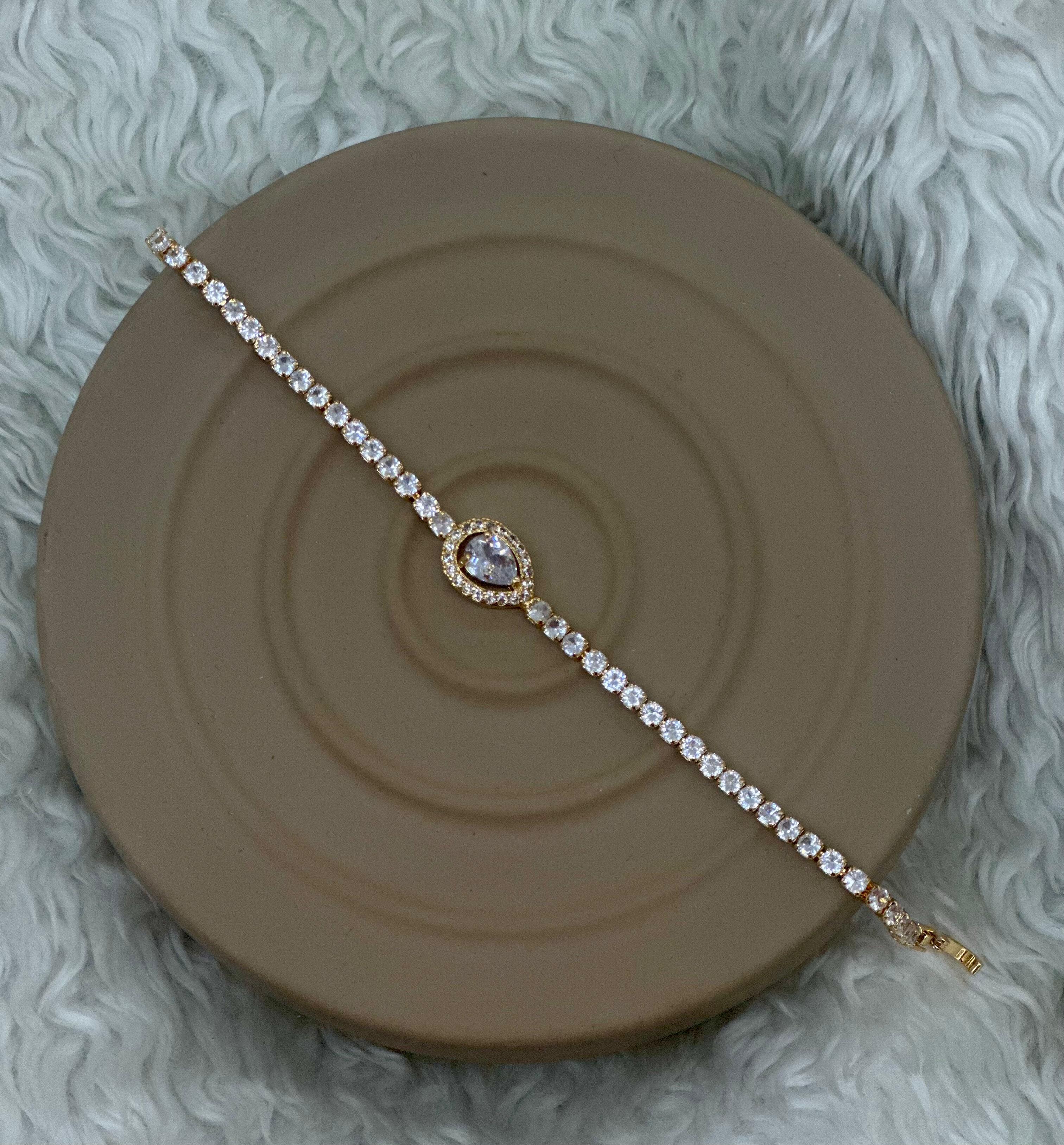 ✨ KALPLİ TENİS Bilekliği ✨