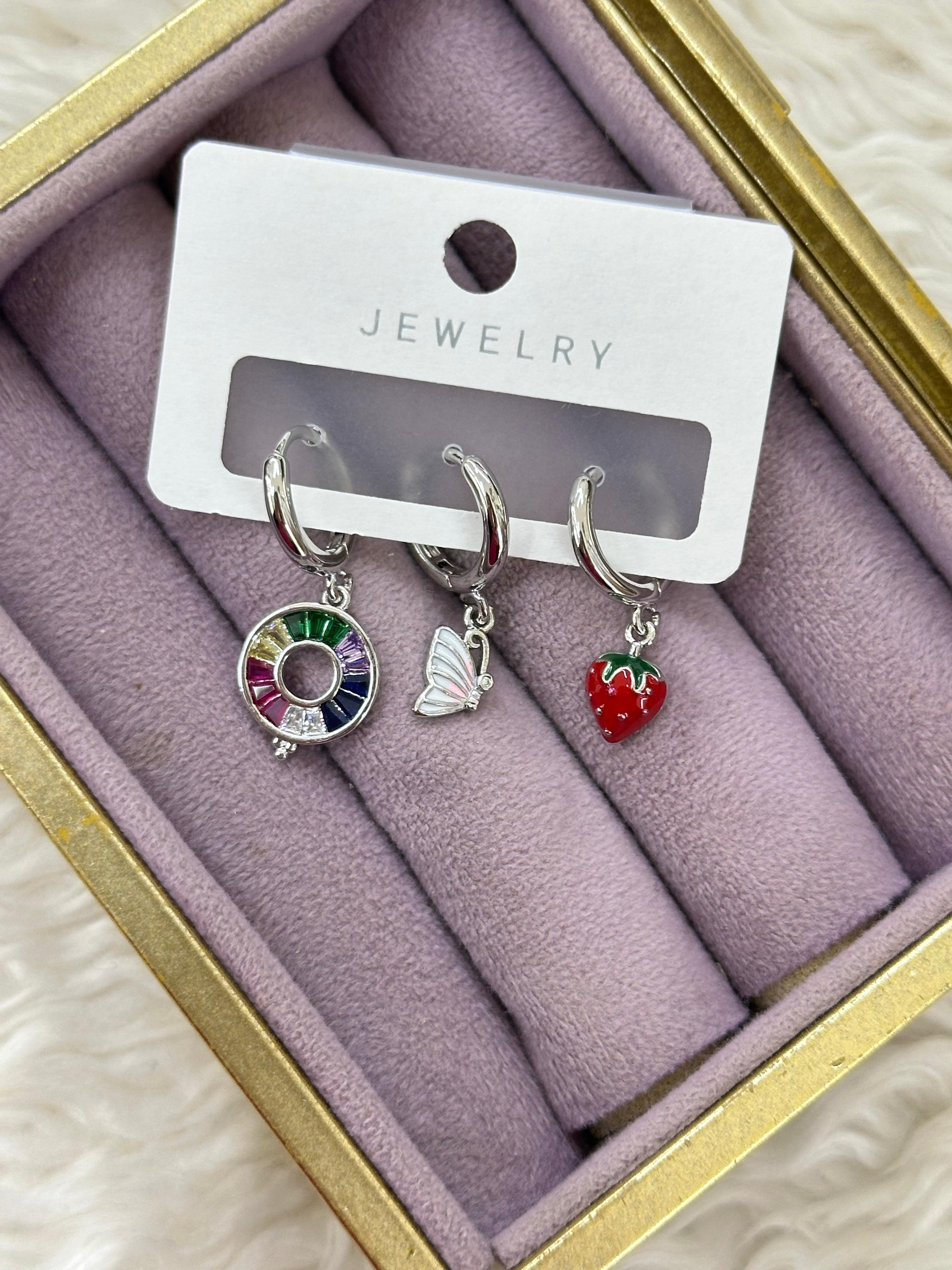 “Colorful Charm Trio – Silver”