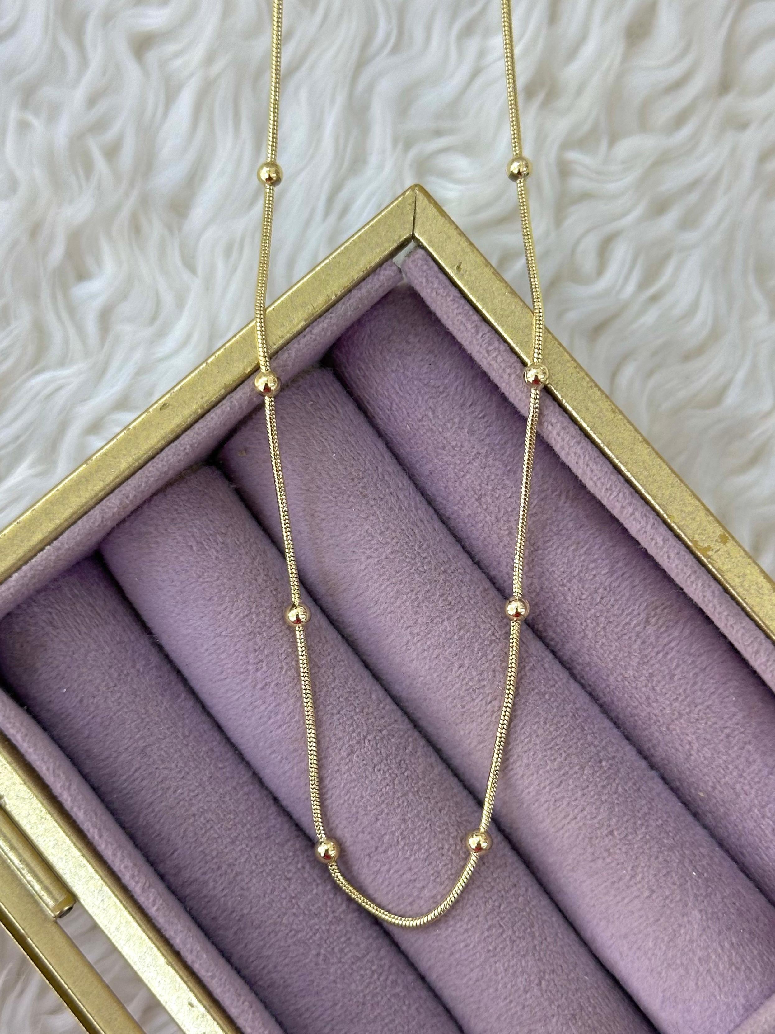 💫 Xuping Gold Boncuk Zarafet Kolyesi 💫