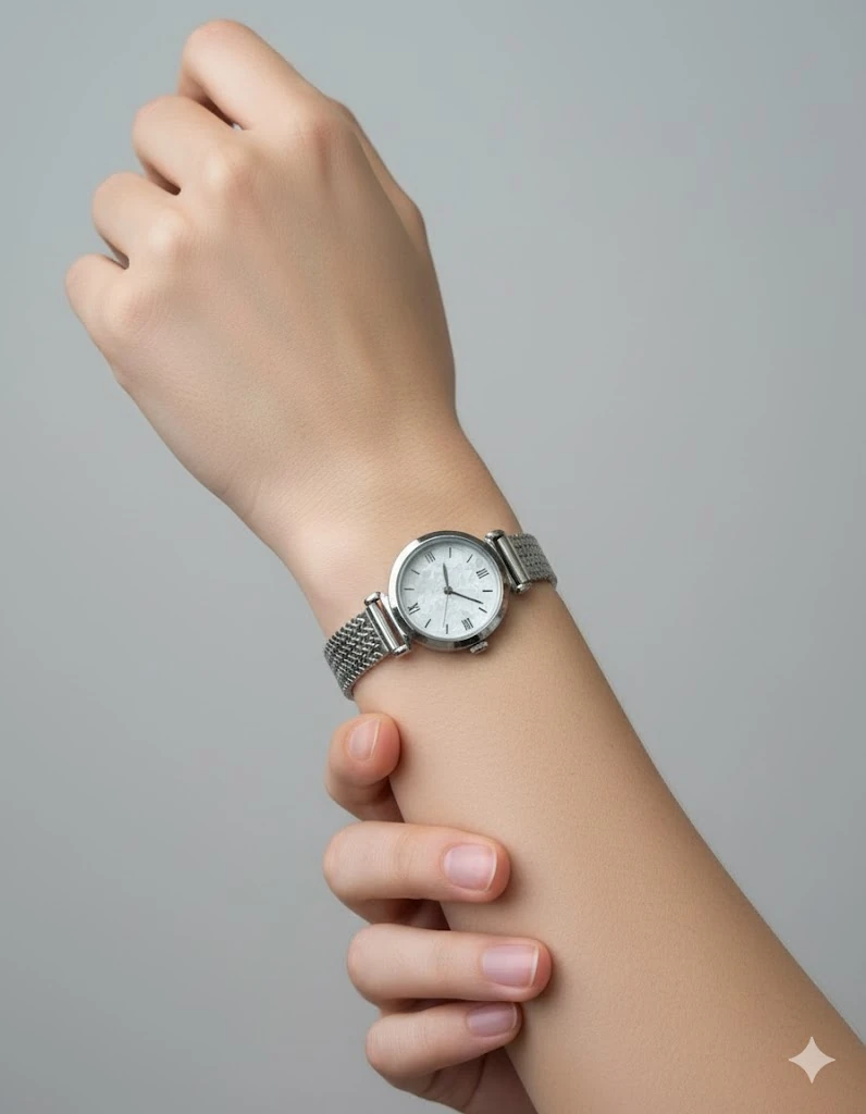 Hasır Kordonlu Minik Kadran Saat 🌷