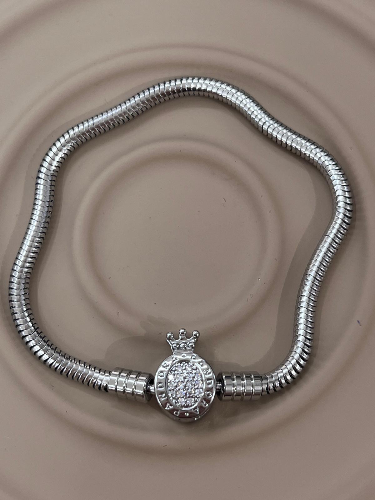 Çelik Silver Pandora Bileklik