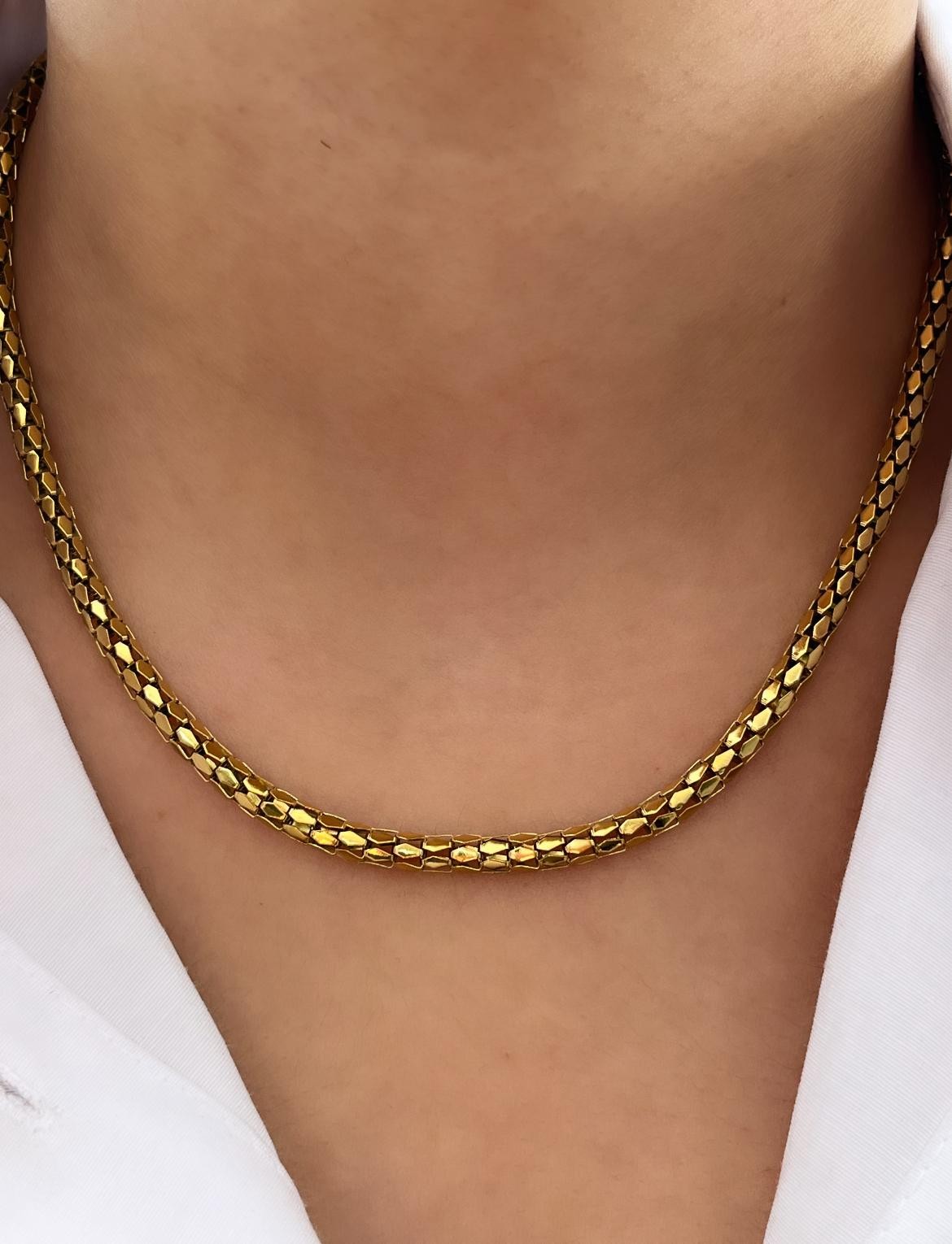 Çelik Gold Kolye 45cm