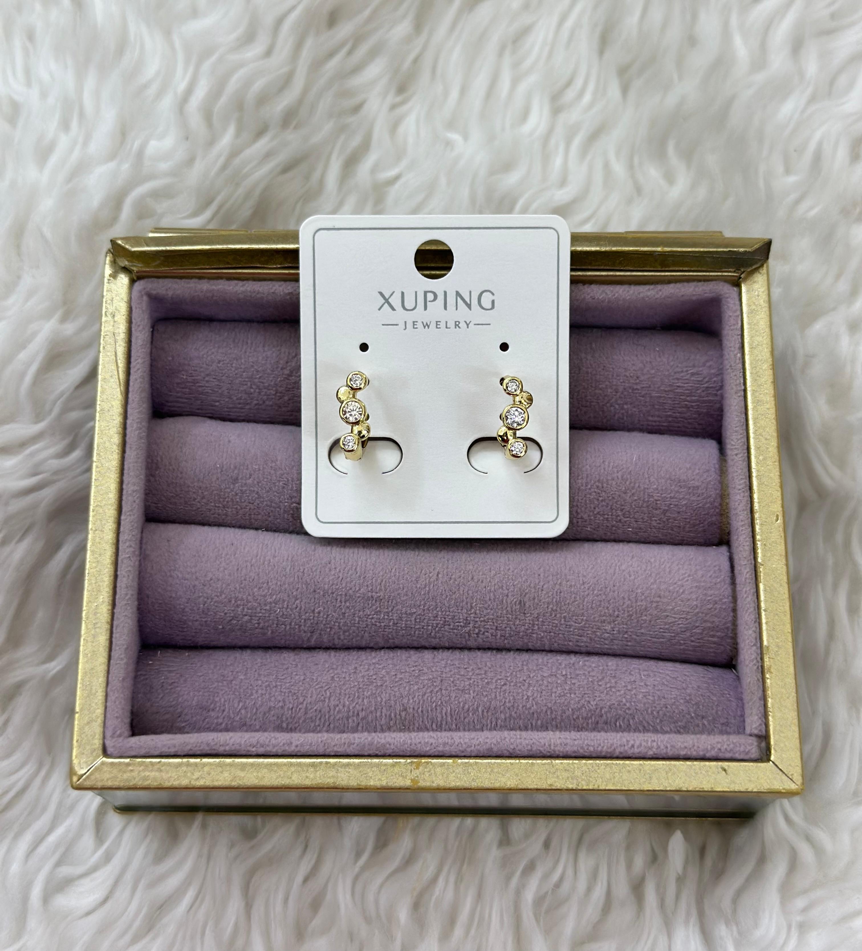 💎✨ “Sonsuz Işıltı Xuping Küpe” 🌸💫