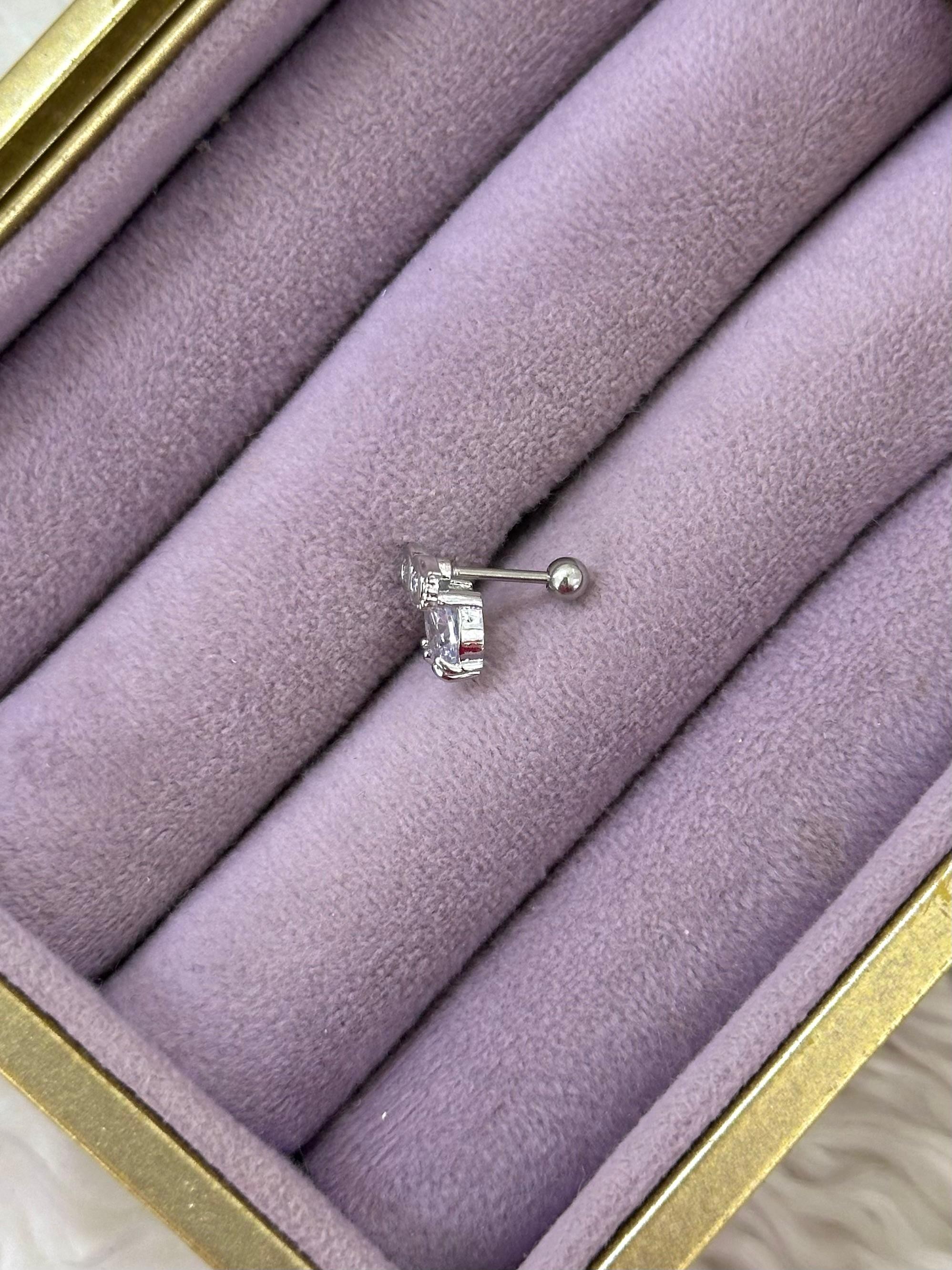 ✨ Işıltı Baykuş Çelik Piercing ✨