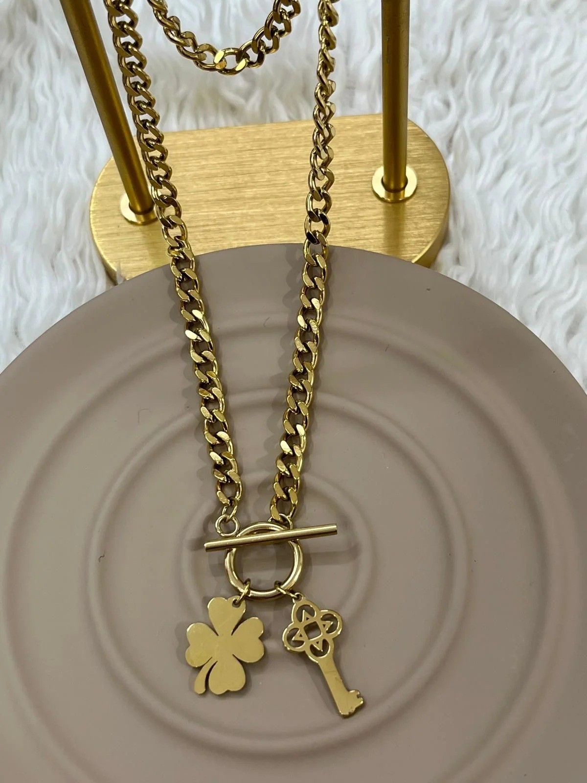 Çelik Gold Kolye 45cm