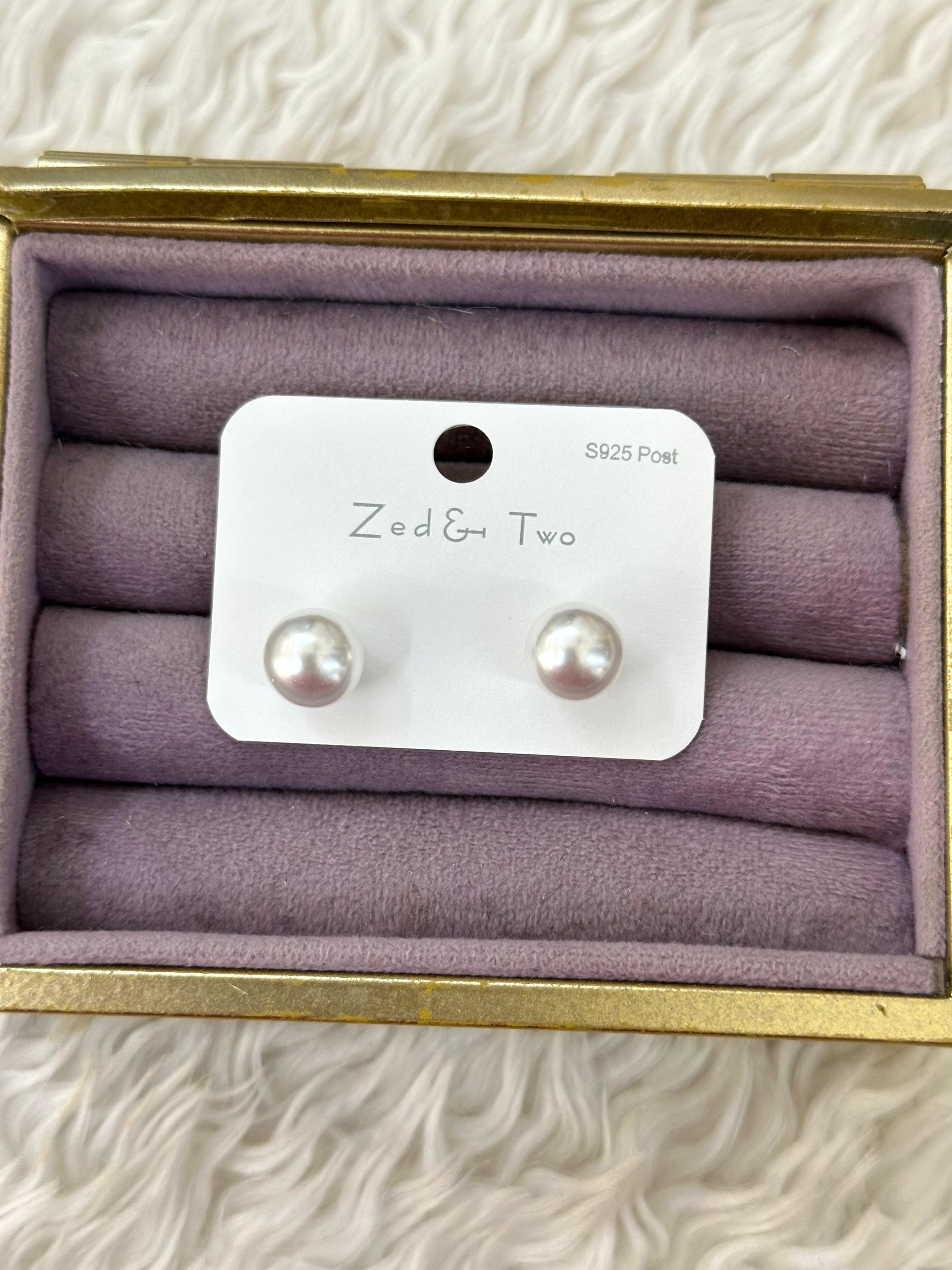  Sedefin Büyüsü! Işıltılı Gri İnci Küpeler