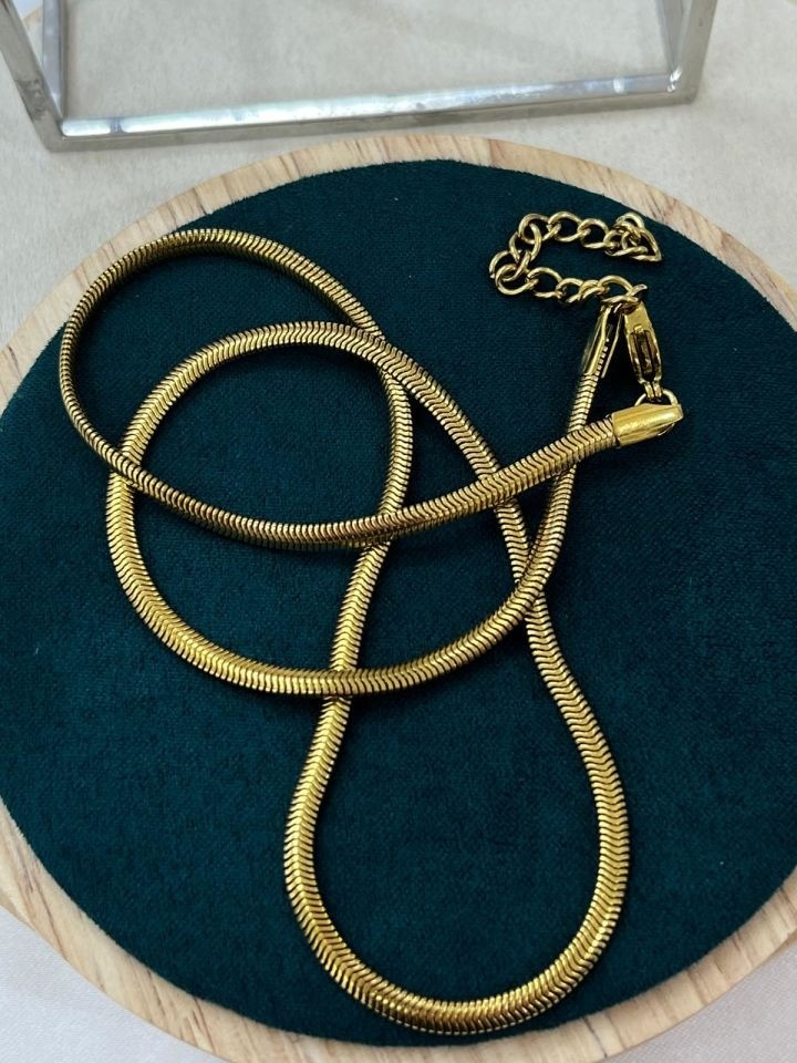Çelik Gold Kolye 45cm