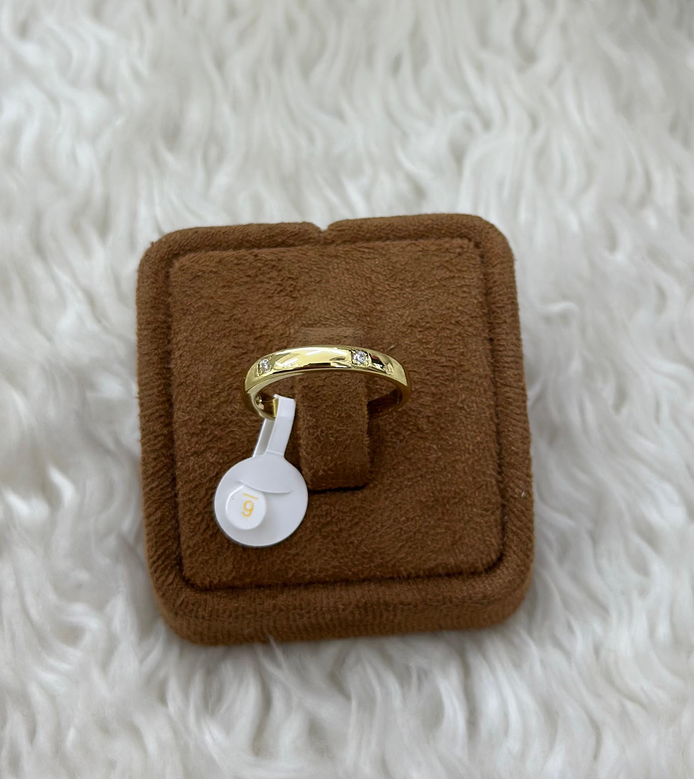 💍 Beden 6 Açık İşlemeli Zirkon Kare Xuping Yüzük
