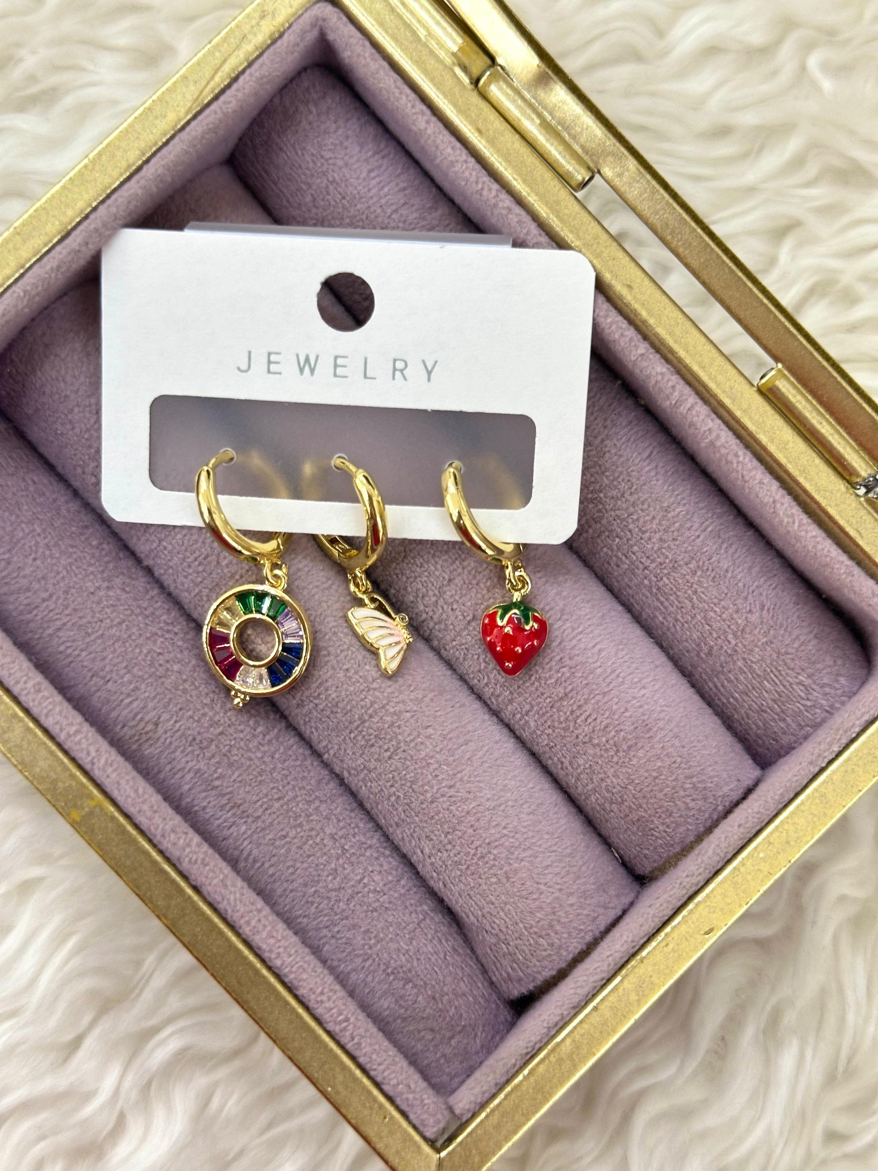  Renkli Düşler Küpe Set